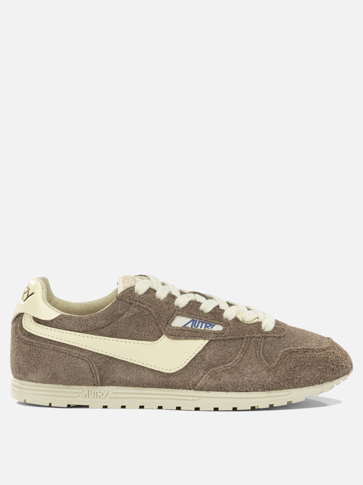 Low top sneakers 75% suede cow leather 15% cow leather 10% nylon - 100% rubber  Brown - Autry Women | PDP | VIETTI Online Store | thumbnail