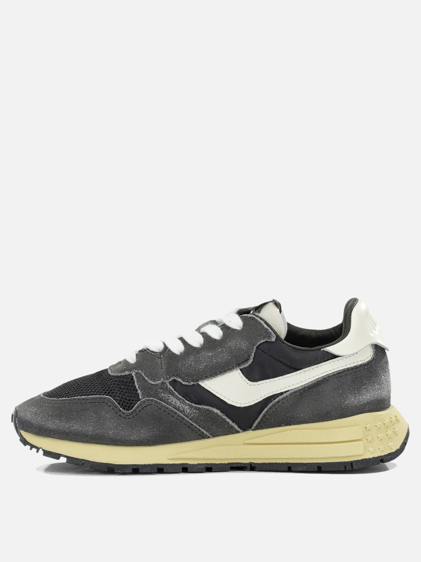 Sneaker basse 50% nylon 25 suede cow leather 15% cow leather 10% polyester - 60% phylon 40% rubber  Grigio - Autry Donna | PDP | VIETTI Online Store | Zoom-Modal_3
