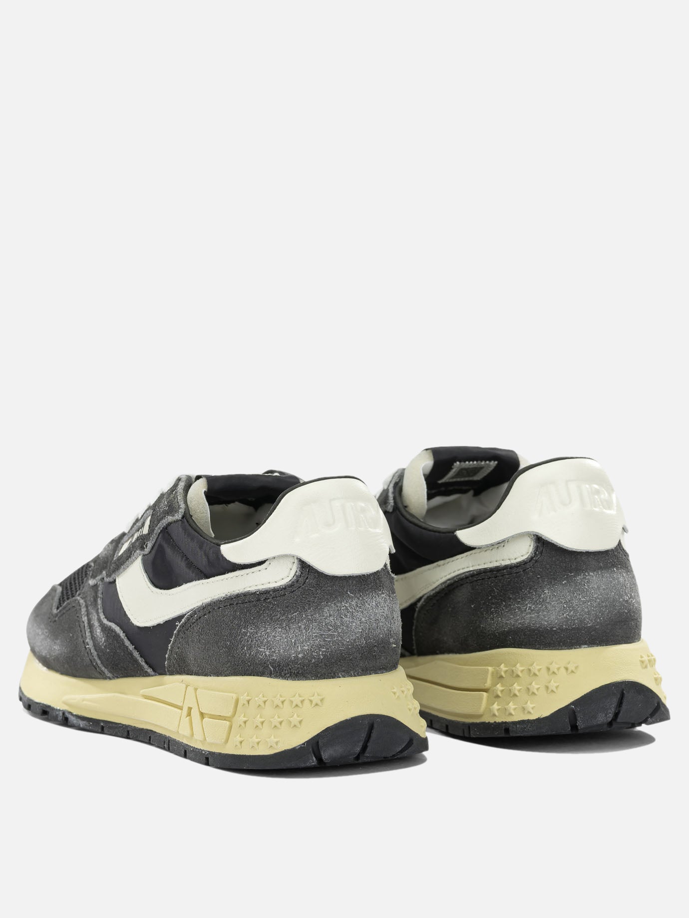Sneaker basse 50% nylon 25 suede cow leather 15% cow leather 10% polyester - 60% phylon 40% rubber  Grigio - Autry Donna | PDP | VIETTI Online Store | thumbnail_4