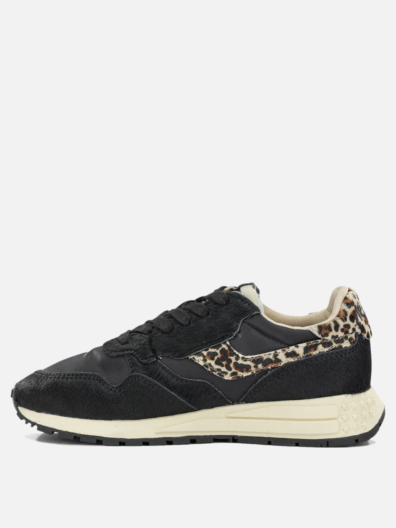 Low top sneakers 60% nylon 40% pony cow leather - 60% phylon 40% rubber  Black - Autry Women | PDP | VIETTI Online Store | Zoom-Modal_3
