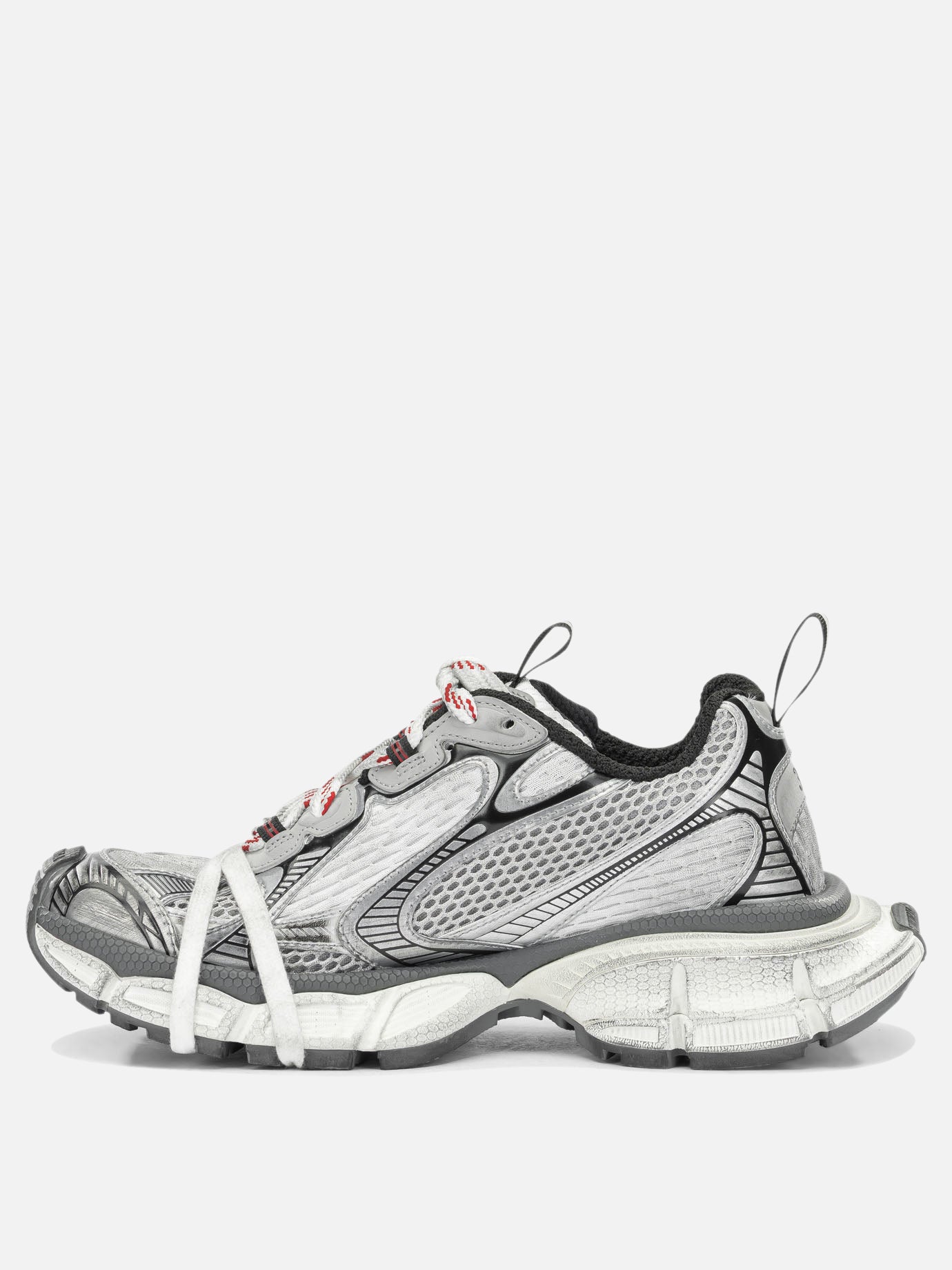 Low top sneakers 55% polyurethane 45% polyester - 100% rubber  Grey - Balenciaga Women | PDP | VIETTI Online Store | thumbnail_3