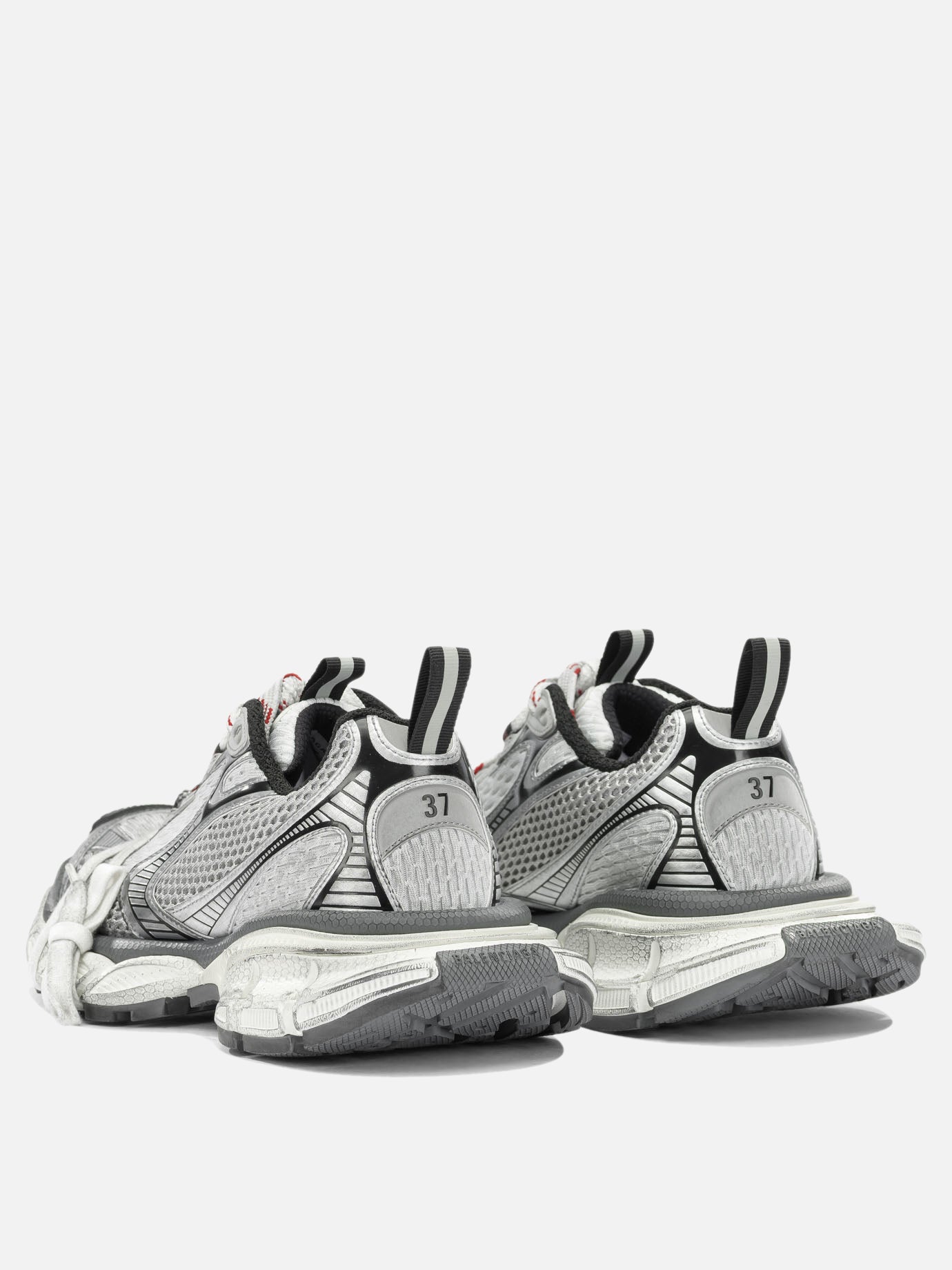 Low top sneakers 55% polyurethane 45% polyester - 100% rubber  Grey - Balenciaga Women | PDP | VIETTI Online Store | thumbnail_4