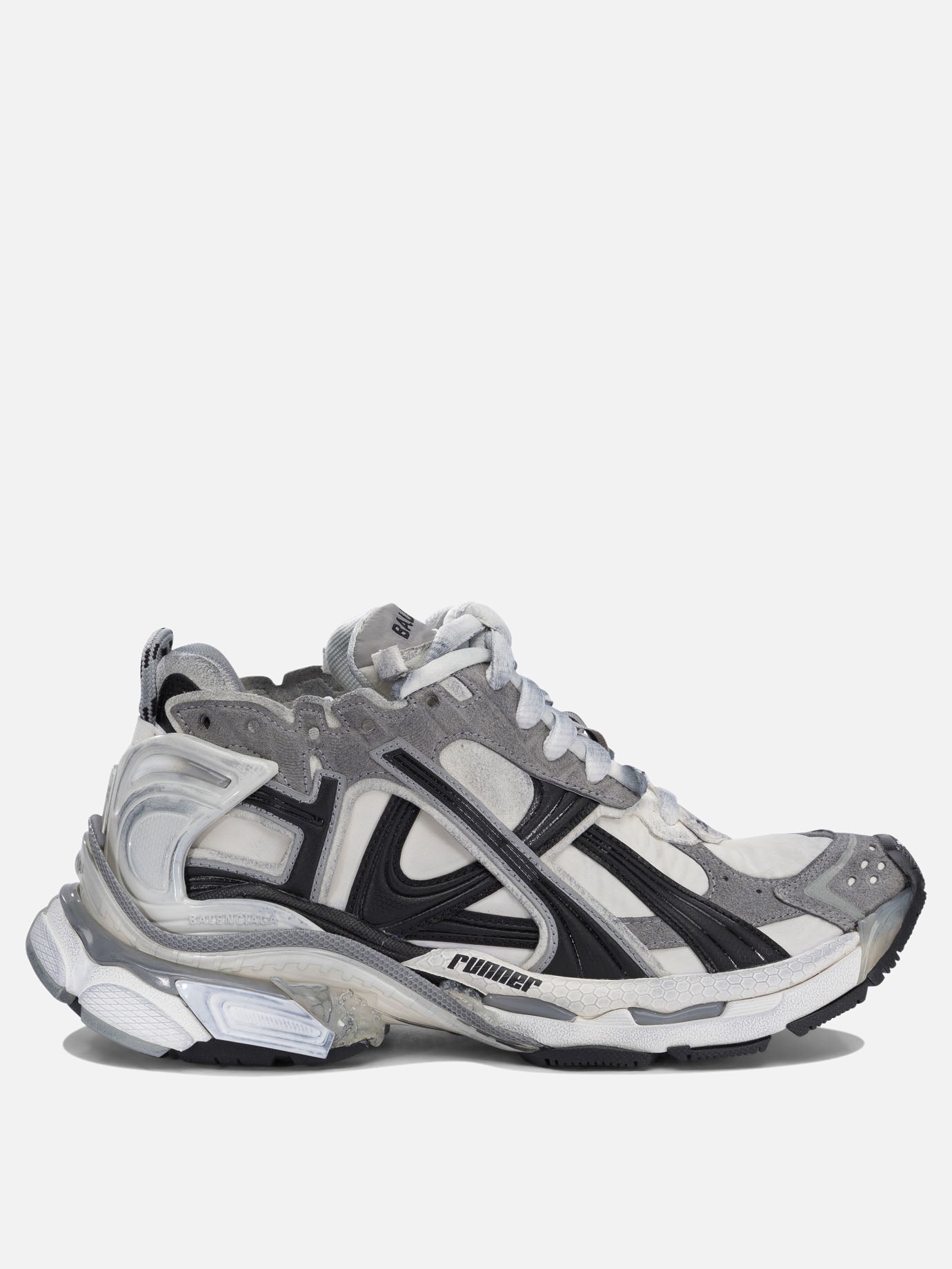 Low top sneakers 60% polyurethane 40% polyester - 100% rubber  Grey - Balenciaga Women | PDP | VIETTI Online Store | thumbnail