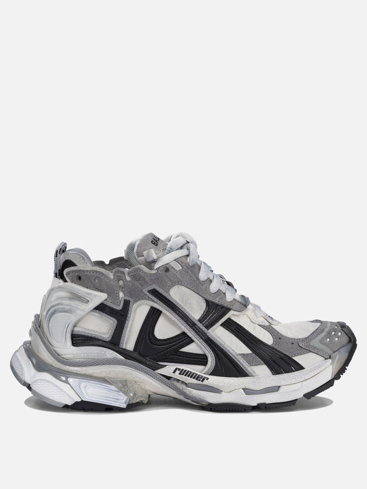 Low top sneakers 60% polyurethane 40% polyester - 100% rubber  Grey - Balenciaga Women | PDP | VIETTI Online Store 
