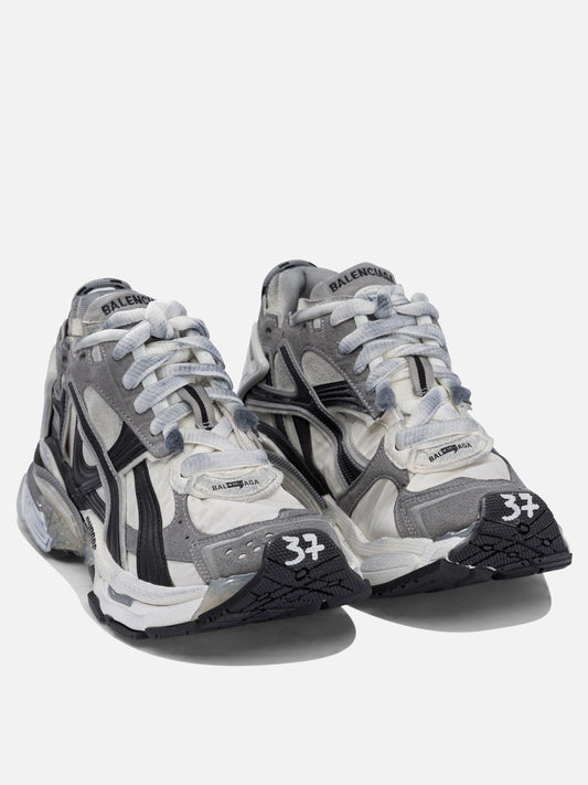 Low top sneakers 60% polyurethane 40% polyester - 100% rubber  Grey - Balenciaga Women | PDP | VIETTI Online Store | 2
