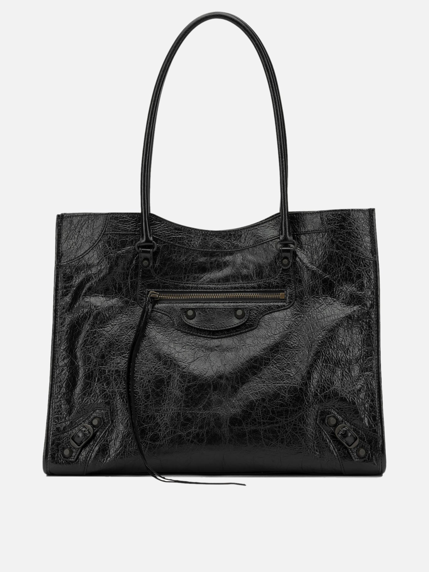 Medium bags 100% lamb leather - Lining: 100% cotton  Black - Balenciaga Women | PDP | VIETTI Online Store | thumbnail