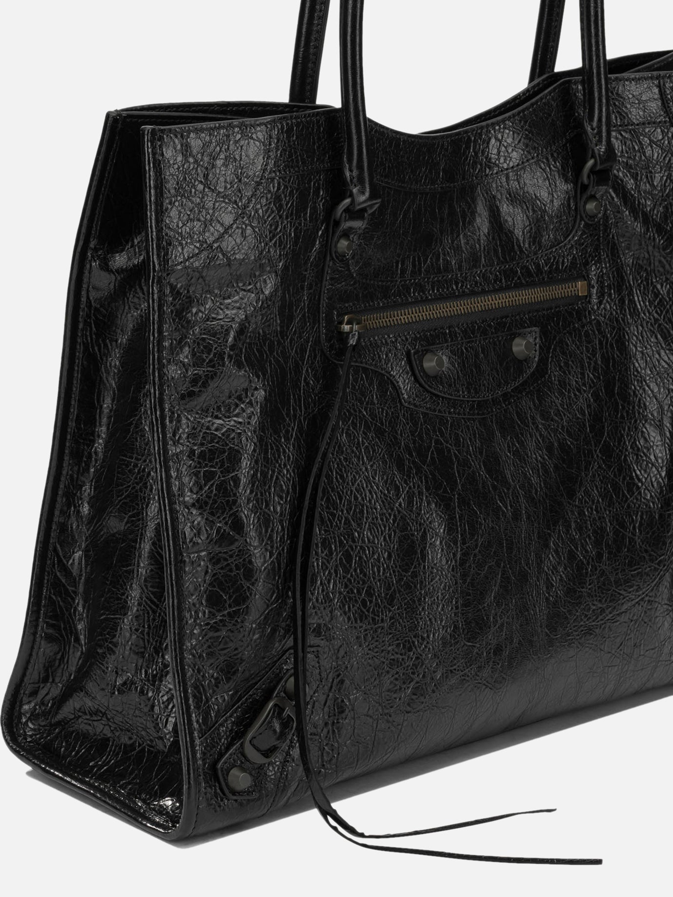 Medium bags 100% lamb leather - Lining: 100% cotton  Black - Balenciaga Women | PDP | VIETTI Online Store | thumbnail_4