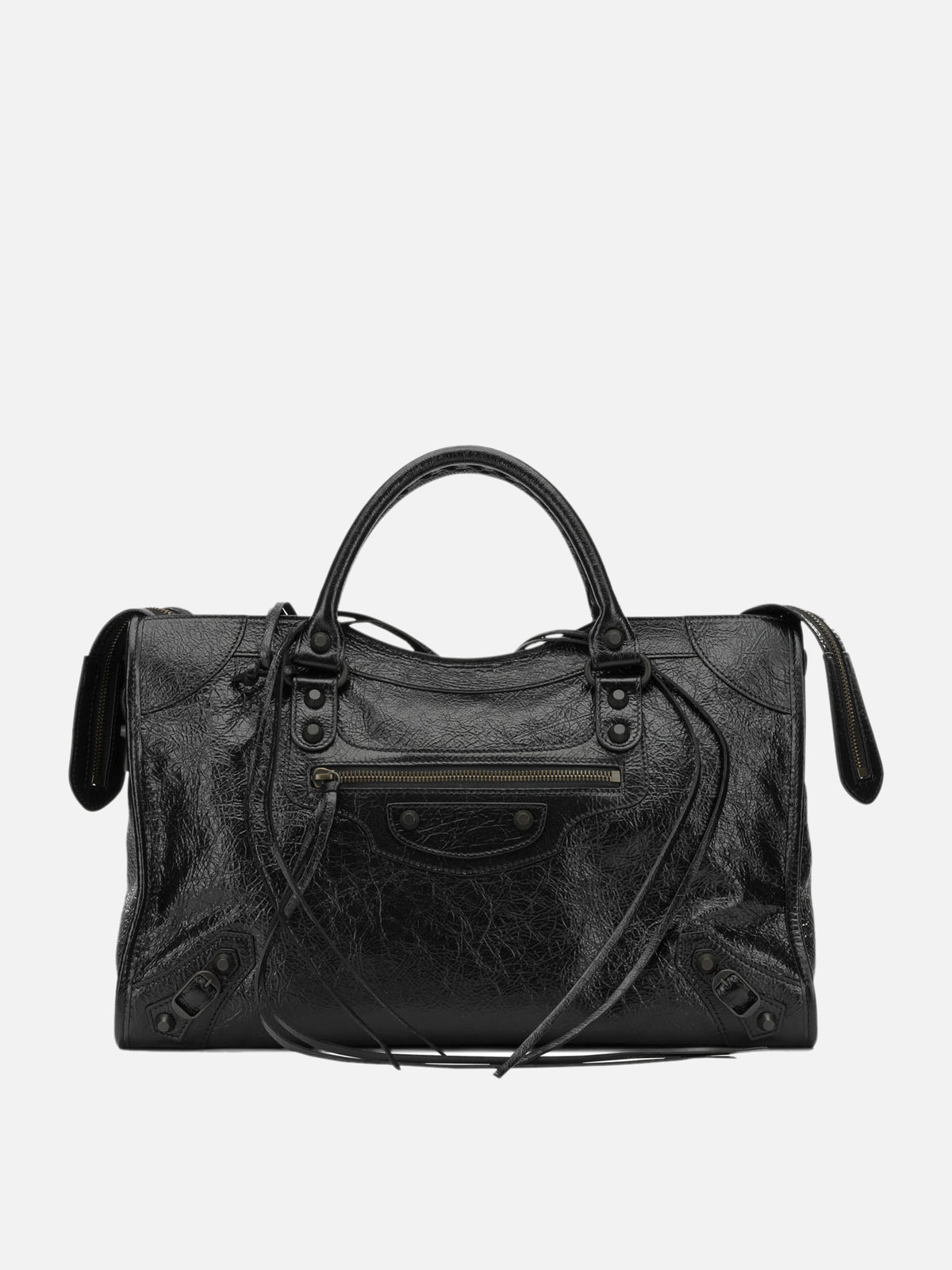 Balenciaga "Le City" Medium Shoulder Bag Black

