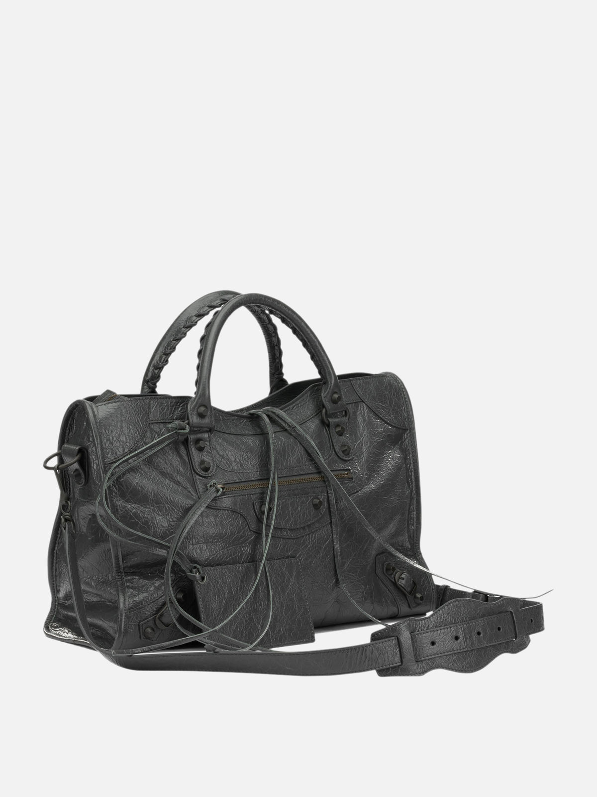 Balenciaga "Le City" Medium Shoulder Bag Grey

