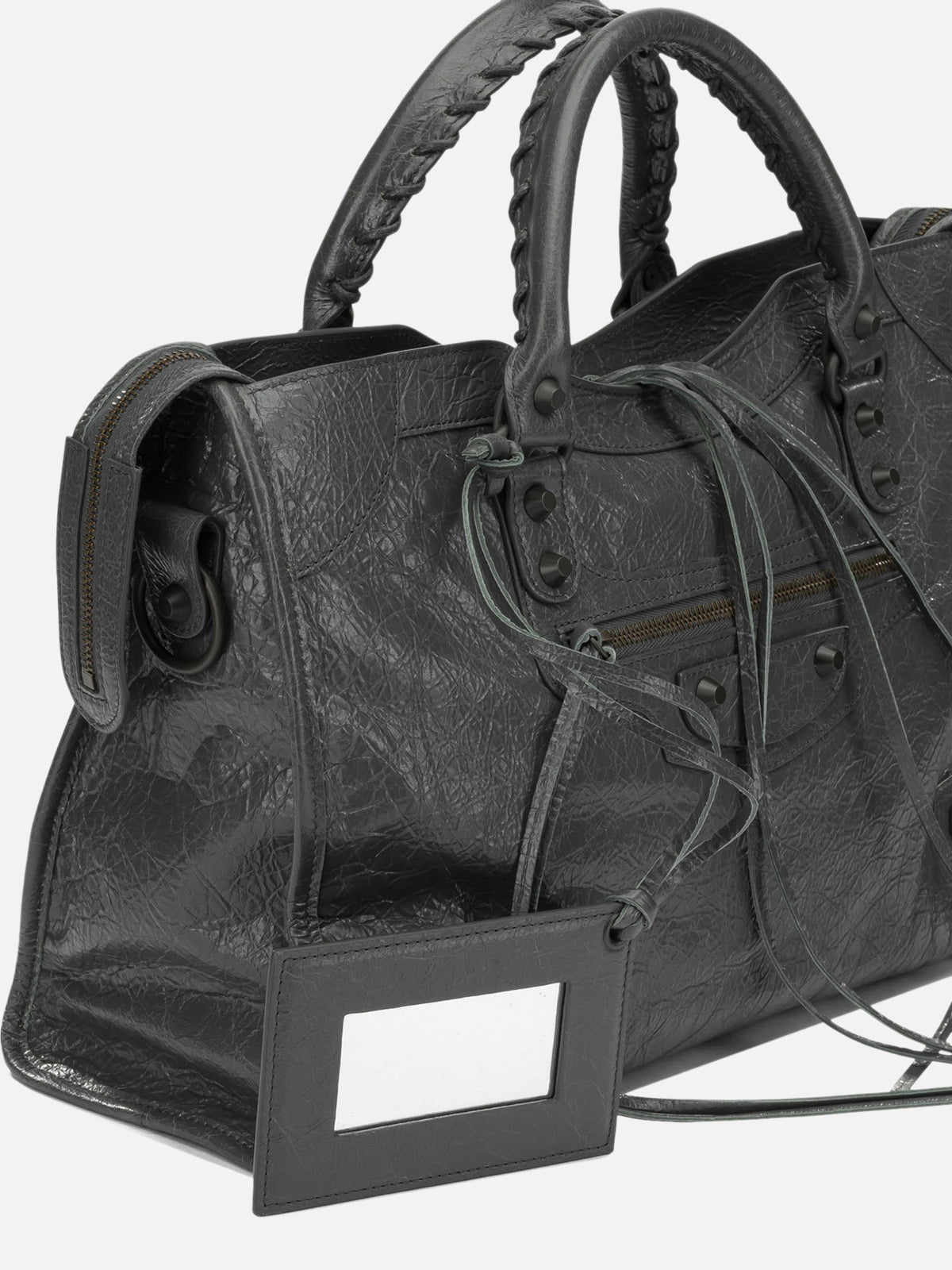 Balenciaga "Le City" Medium Shoulder Bag Grey

