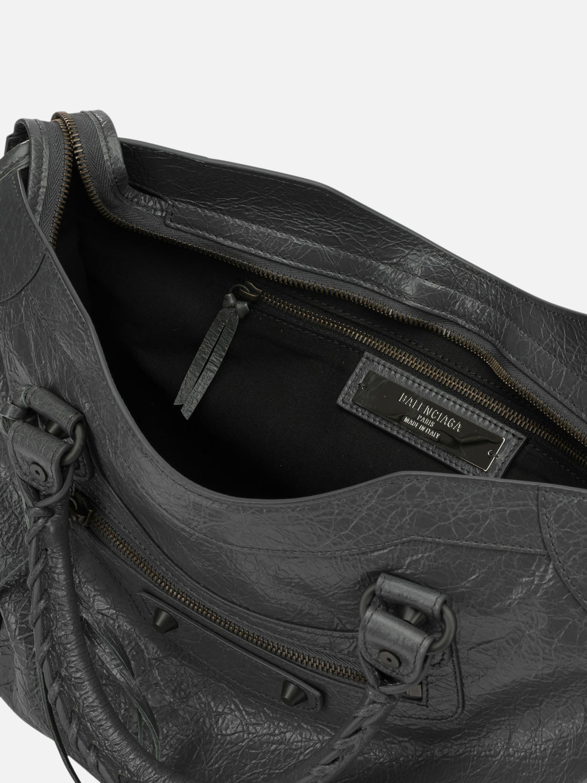 Balenciaga "Le City" Medium Shoulder Bag Grey - VIETTI