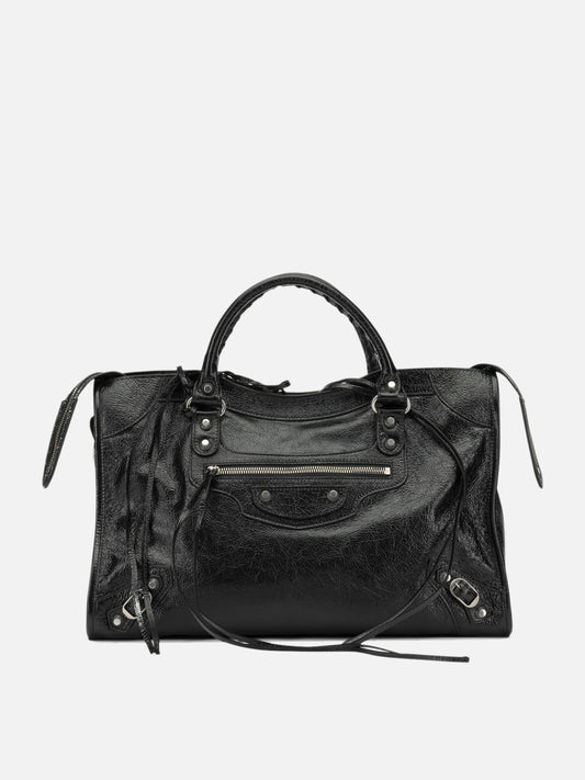 Balenciaga "Le City" Medium Shoulder Bag Black

