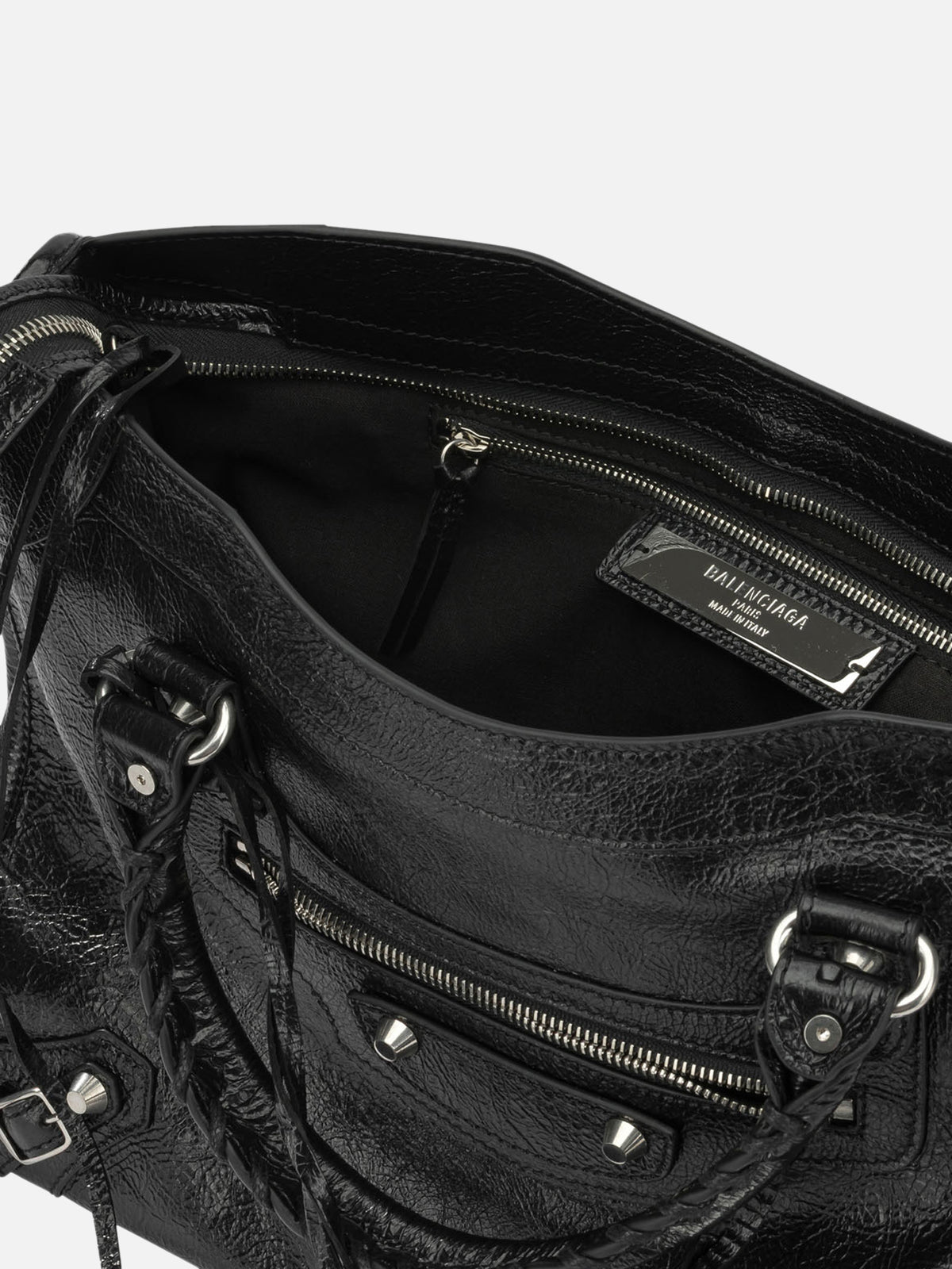 Balenciaga "Le City" Medium Shoulder Bag Black - VIETTI