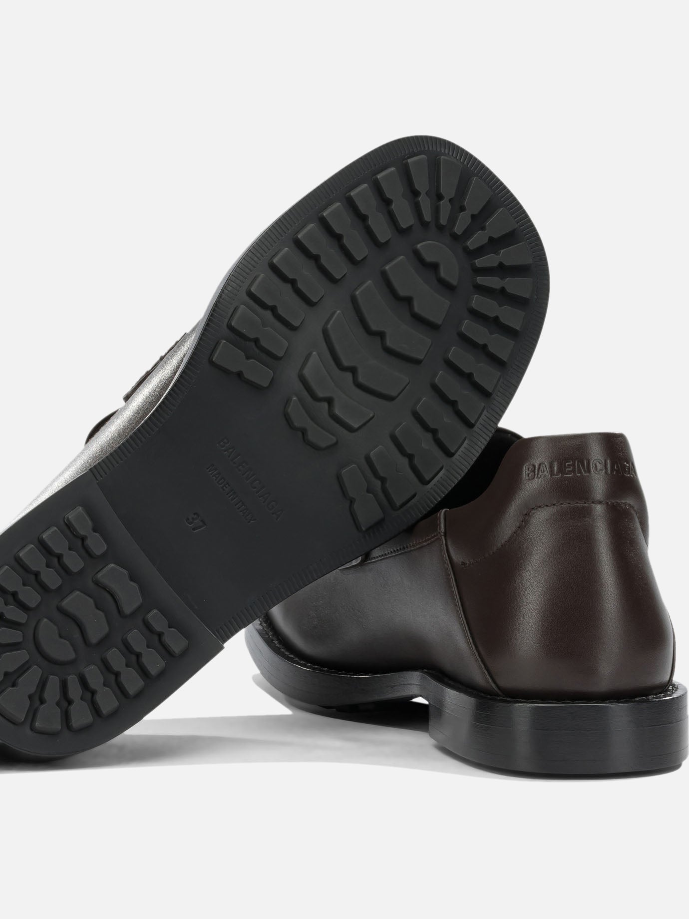 Loafers 100% calf leather  Brown - Balenciaga Women | PDP | VIETTI Online Store | thumbnail_5