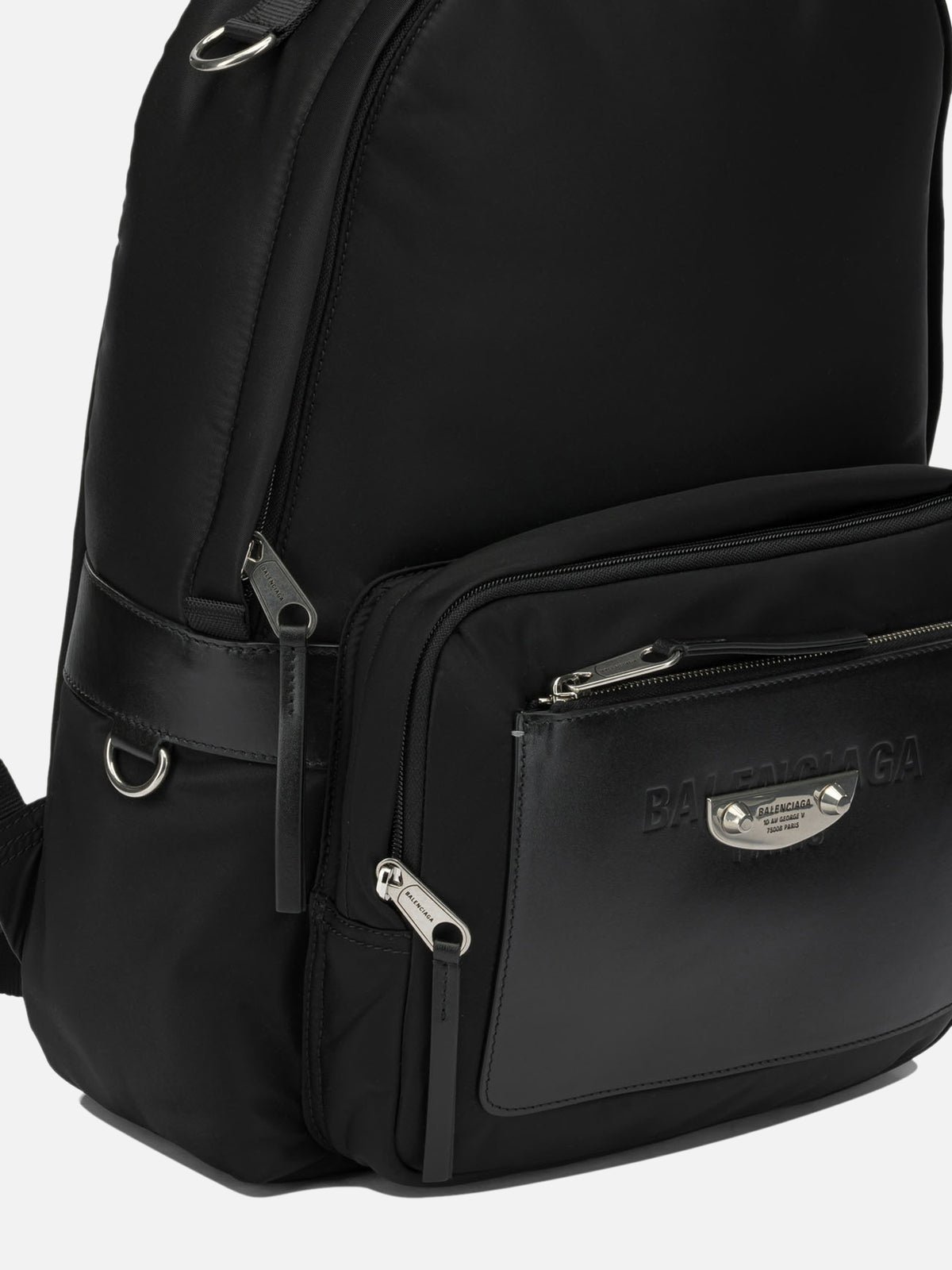 Balenciaga "Sleek" Casual Backpack Black - VIETTI
