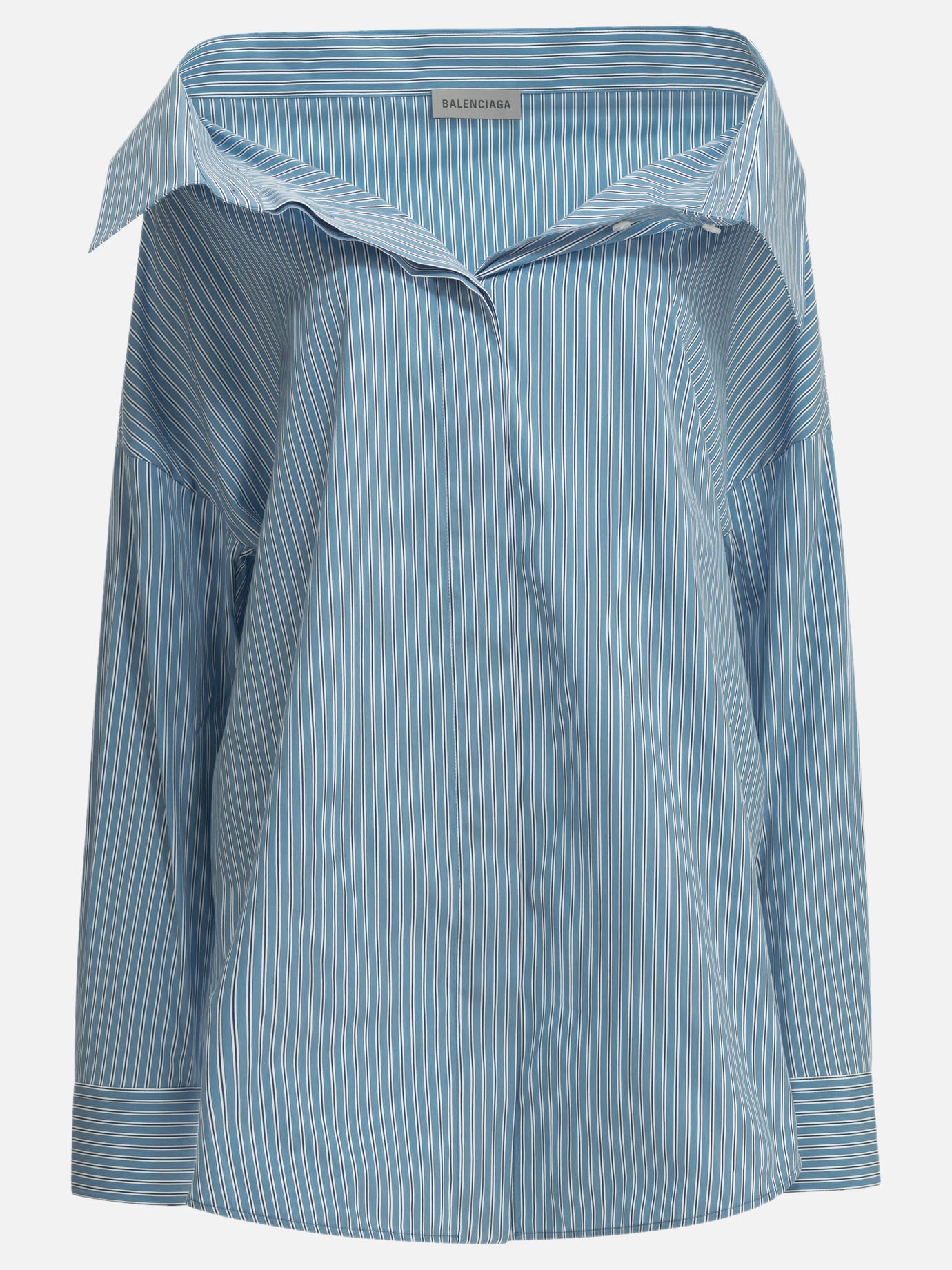 Balenciaga "Stola" Casual Shirt Light blue - VIETTI