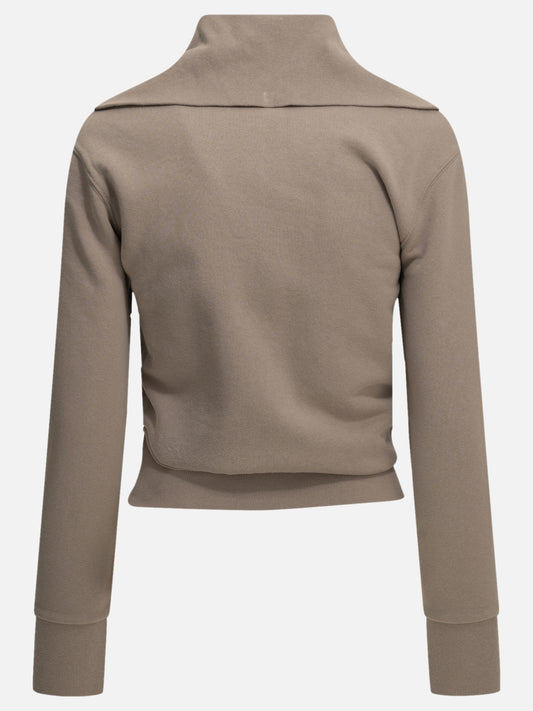 Balenciaga Zip-up Sweatshirt with Logo Pink


