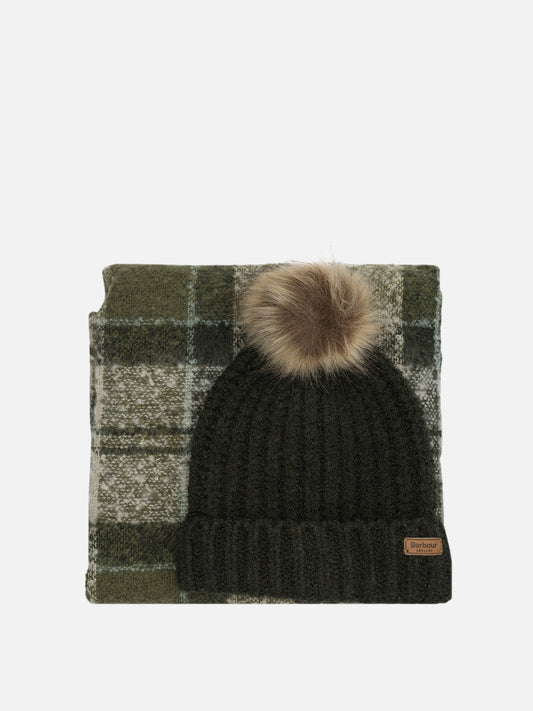 Fringed scarves 50% recycled polyester 50% polyester - 97% polyester 3% elastane  Green - Barbour Women | PLP | VIETTI Online Store 
