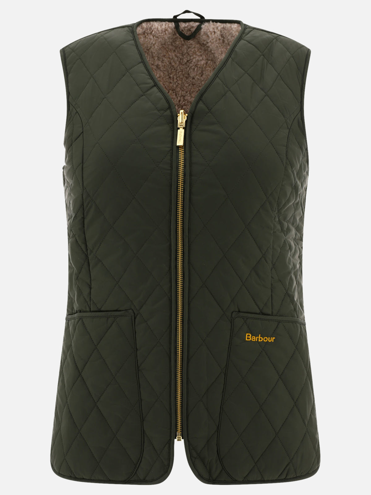 Barbour "Markenfield" Sleeveless Jacket Green - VIETTI