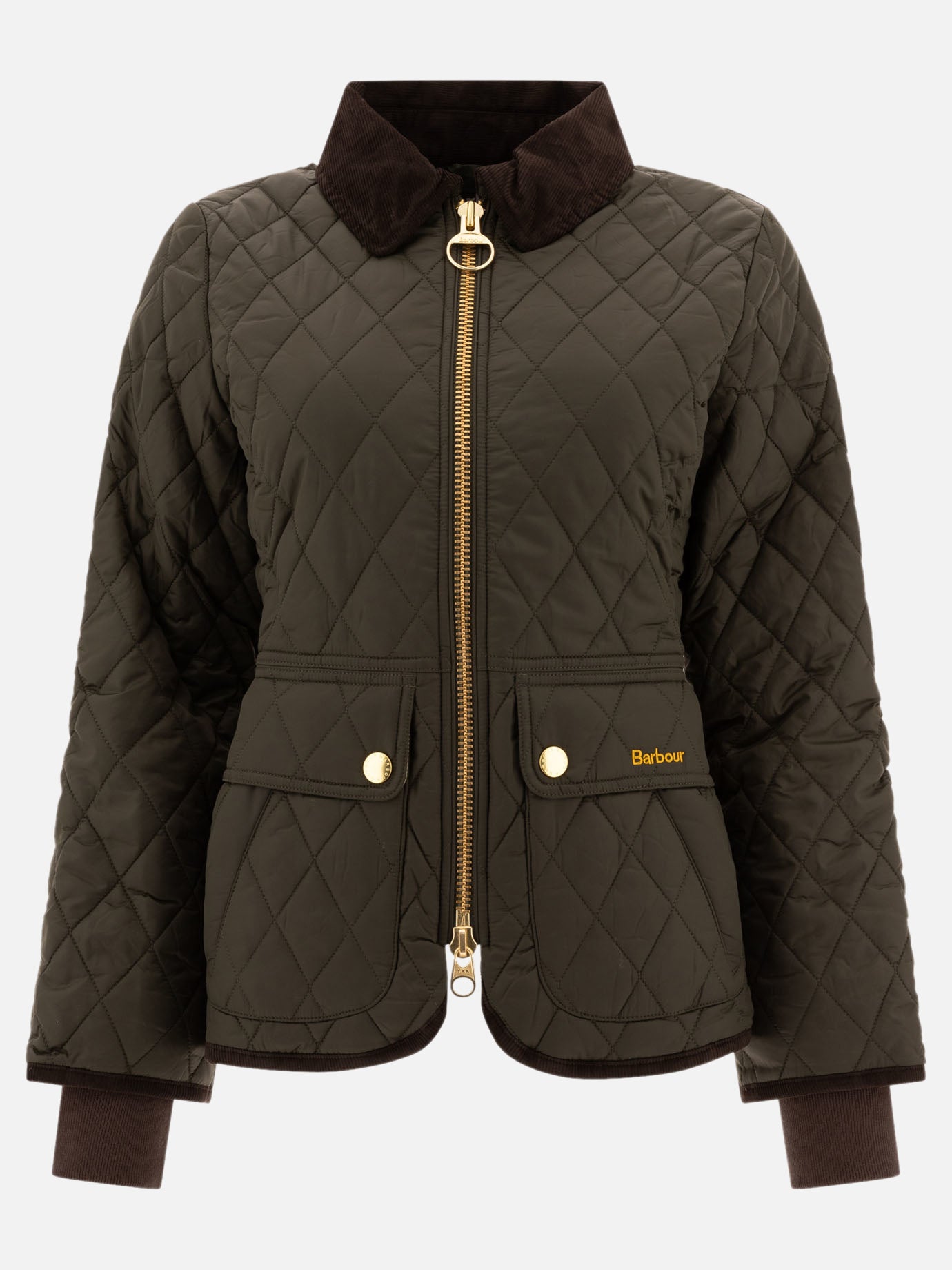 Giacche leggere & Trapuntate Logo  Marrone - Barbour Donna | PDP | VIETTI Online Store | Zoom-Modal
