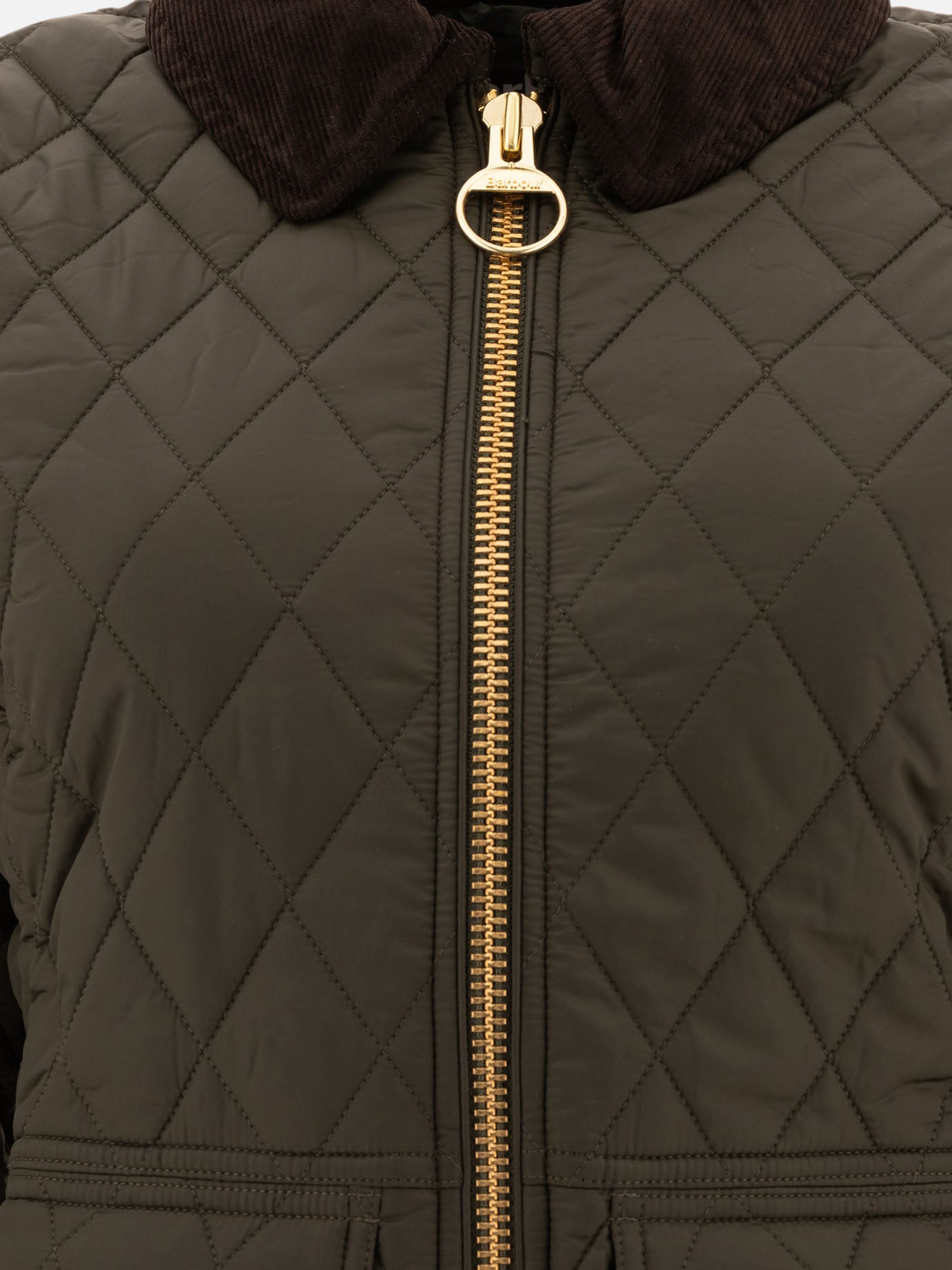 Giacche leggere & Trapuntate Logo  Marrone - Barbour Donna | PDP | VIETTI Online Store | Zoom-Modal_3
