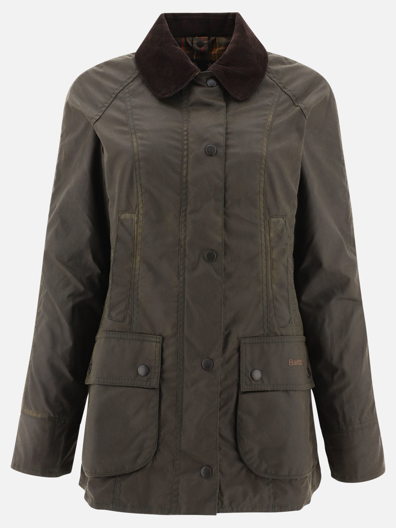 Giacche leggere & Trapuntate Solid colour  Verde - Barbour Donna | PDP | VIETTI Online Store | Zoom-Modal

