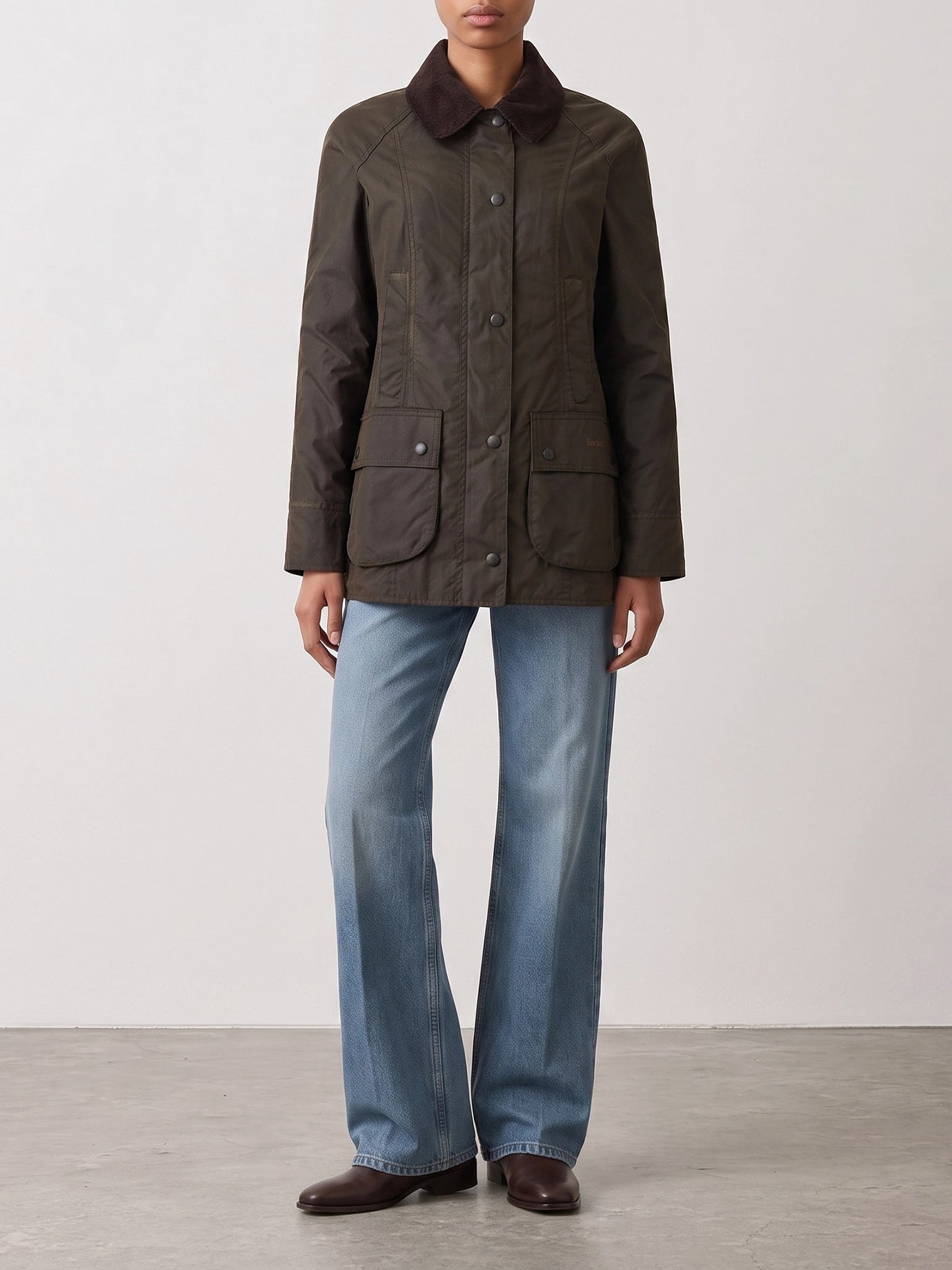 Giacche leggere & Trapuntate Solid colour  Verde - Barbour Donna | PDP | VIETTI Online Store | thumbnail_5