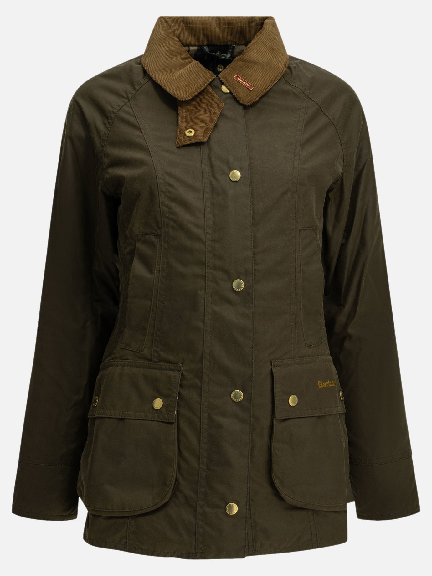 Quilted & Utility Jackets Logo  Brown - Barbour Women | PDP | VIETTI Online Store | Zoom-Modal
