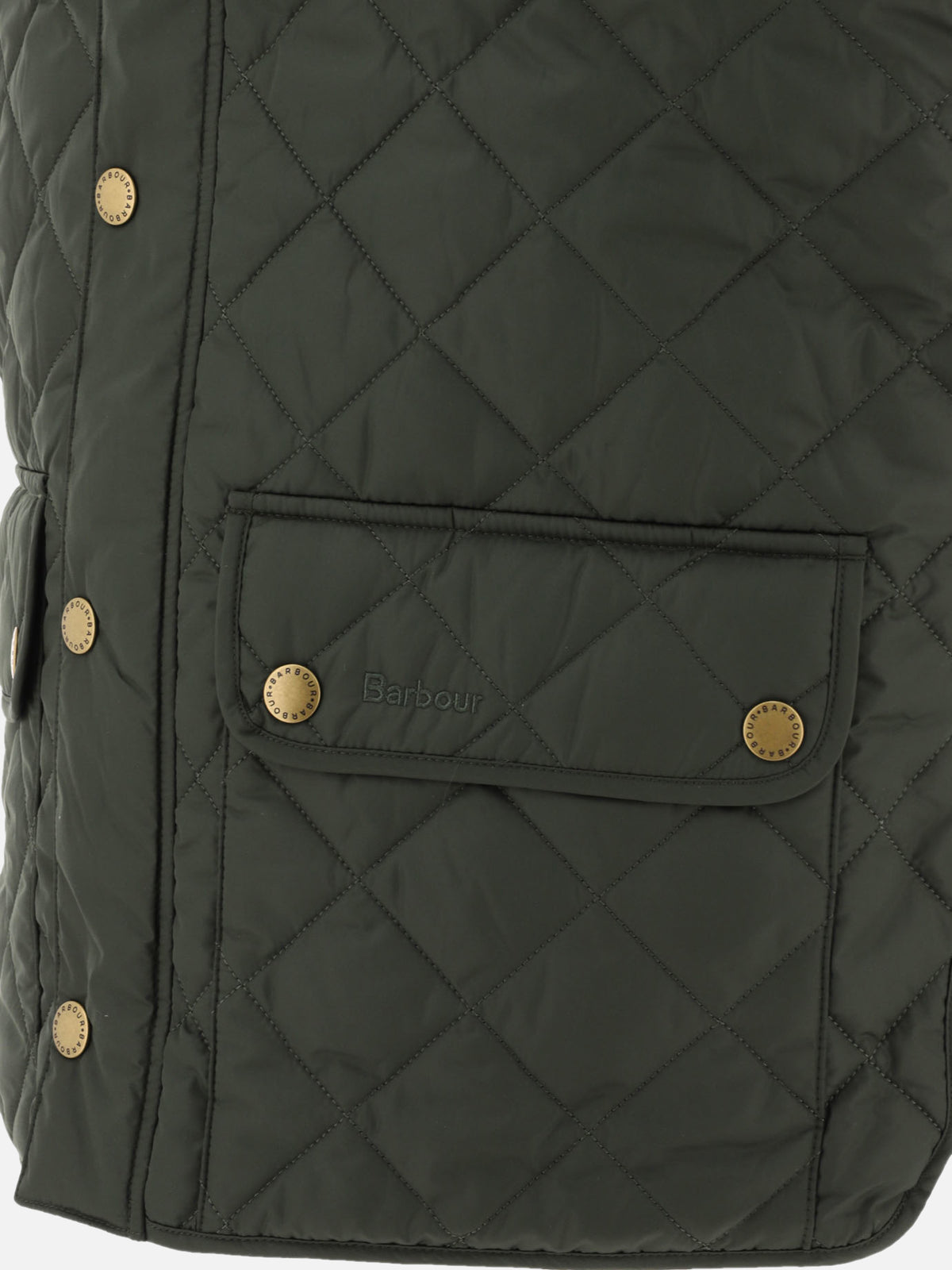 Barbour "New Lowerdale" Sleeveless jacket Green - VIETTI