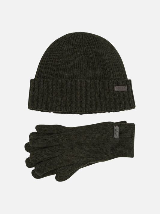 Beanies 80% wool 20% polyamide  Green - Barbour Men | PDP | VIETTI Online Store 
