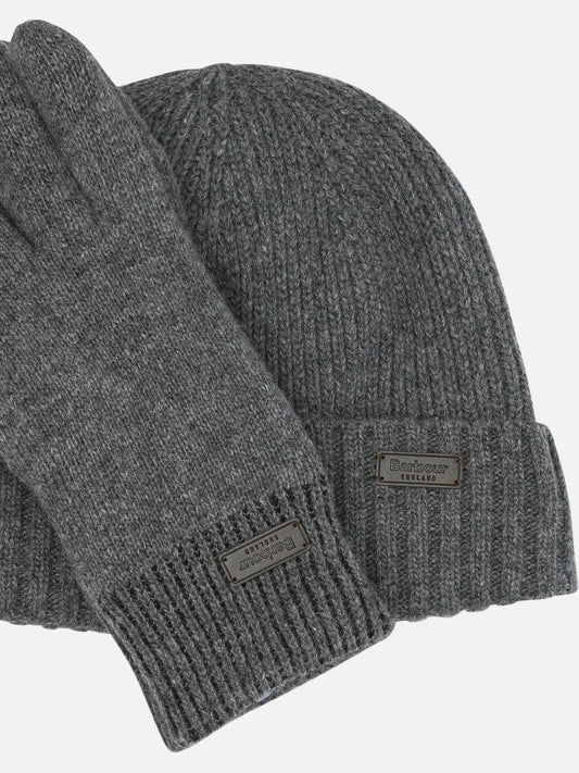 Beanies 80% wool 20% polyamide  Grey - Barbour Men | VIETTI Online Store | 2
