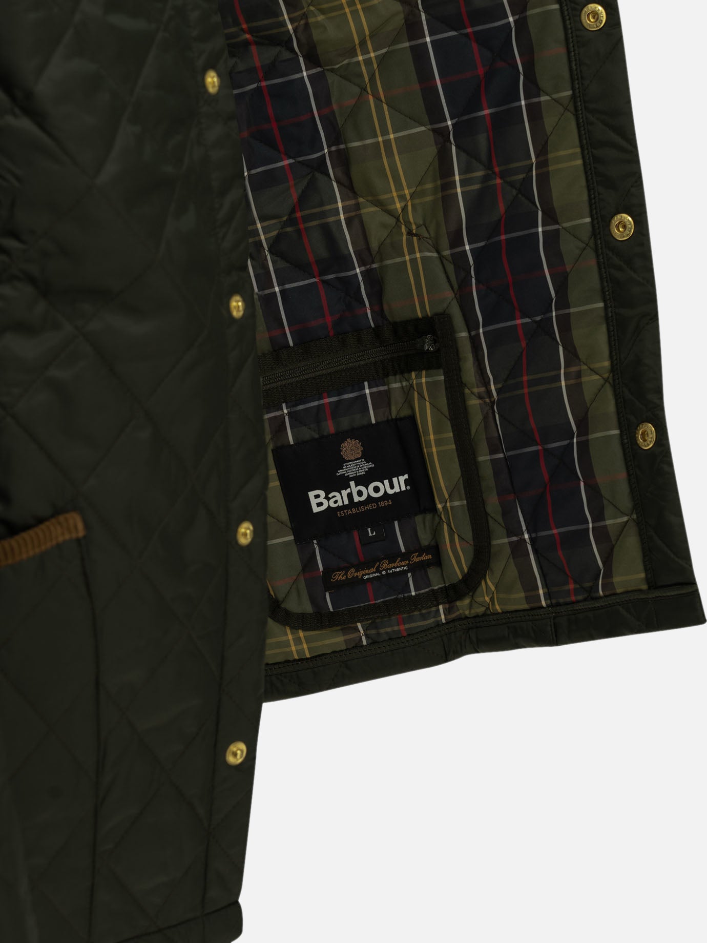 Quilted & Utility Jackets Logo  Green - Barbour Men | PDP | VIETTI Online Store | Zoom-Modal_4
