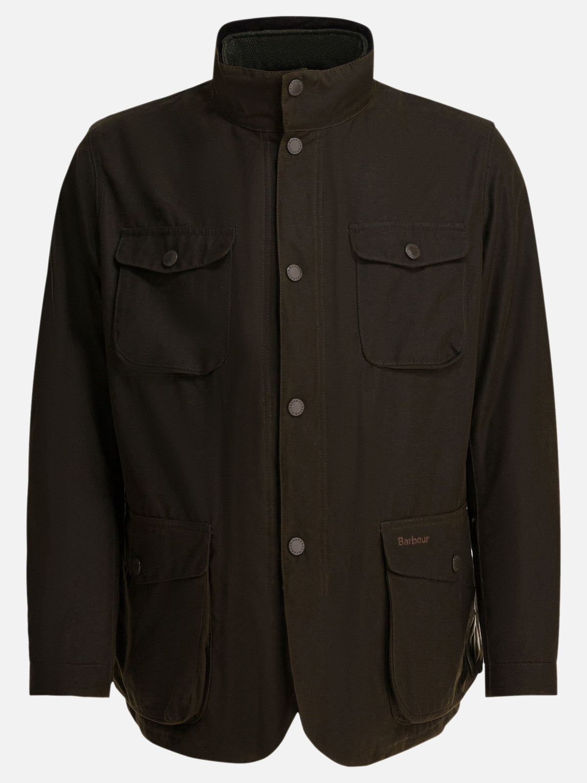 Barbour "Ogston Wax" Quilted Jacket Green - VIETTI