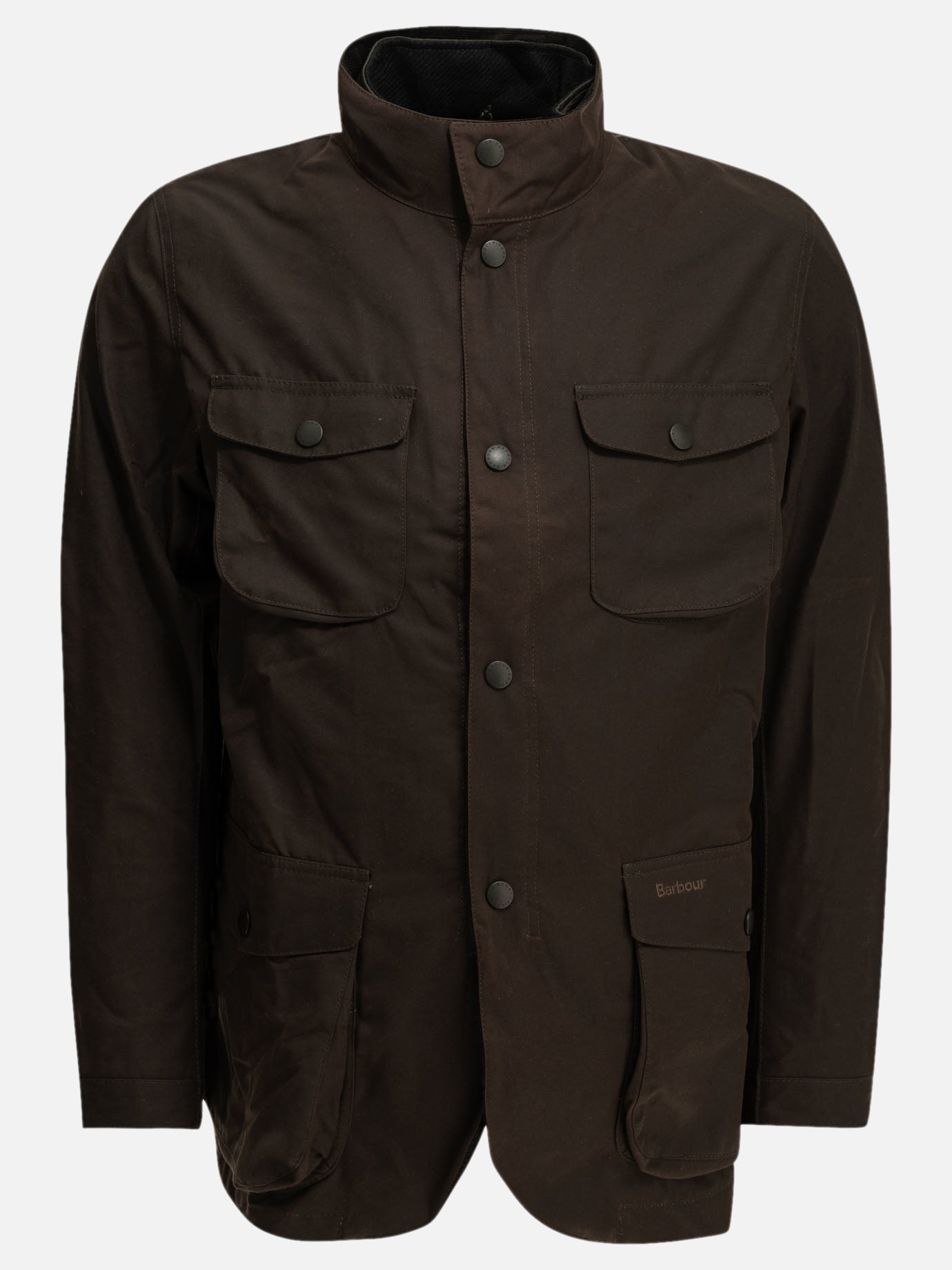 Quilted & Utility Jackets Logo  Brown - Barbour Men | PDP | VIETTI Online Store | Zoom-Modal
