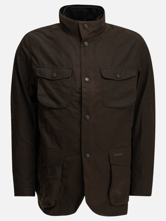Quilted & Utility Jackets Logo  Brown - Barbour Men | PLP | VIETTI Online Store 
