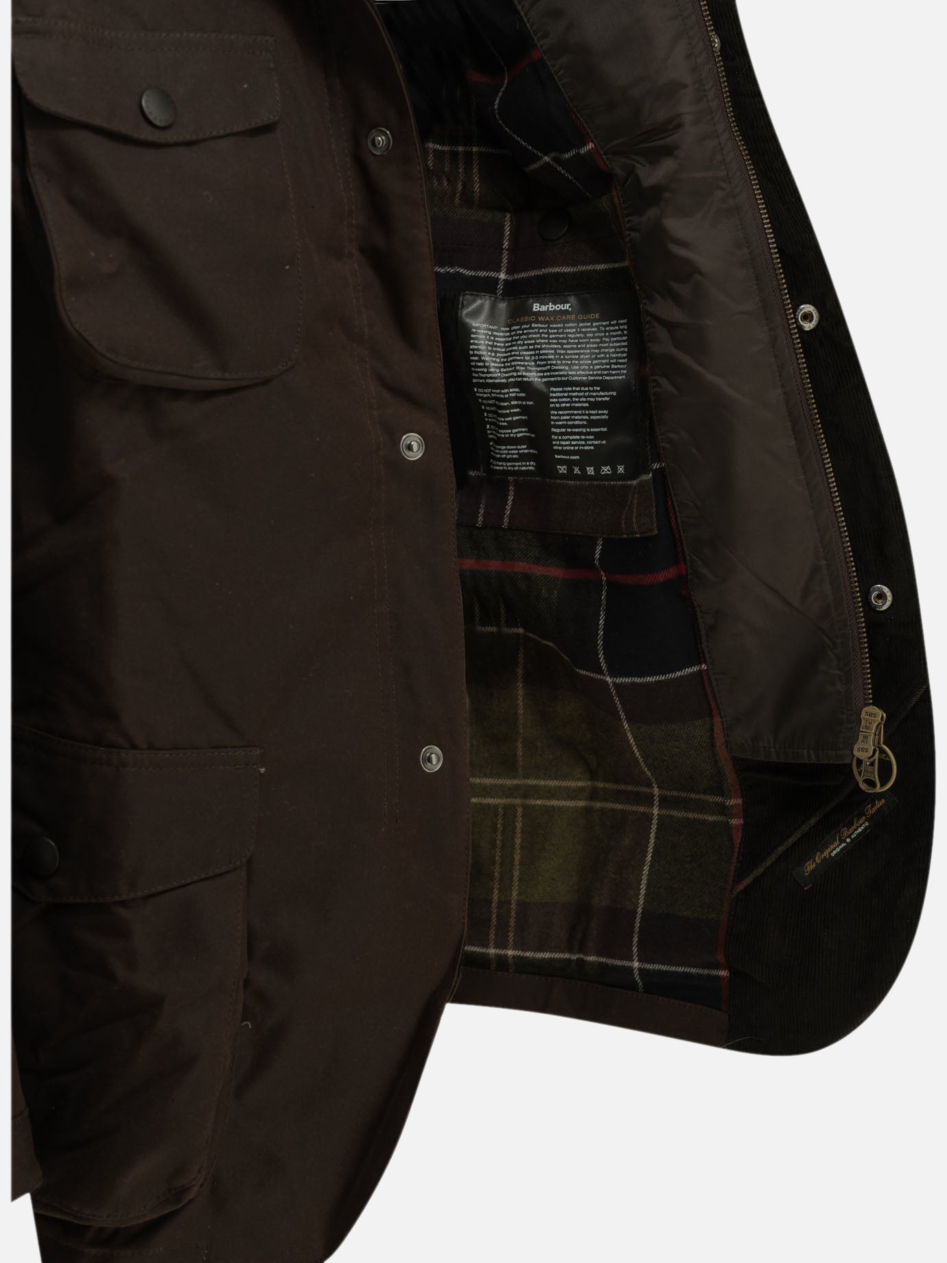 Quilted & Utility Jackets Logo  Brown - Barbour Men | PDP | VIETTI Online Store | Zoom-Modal_6
