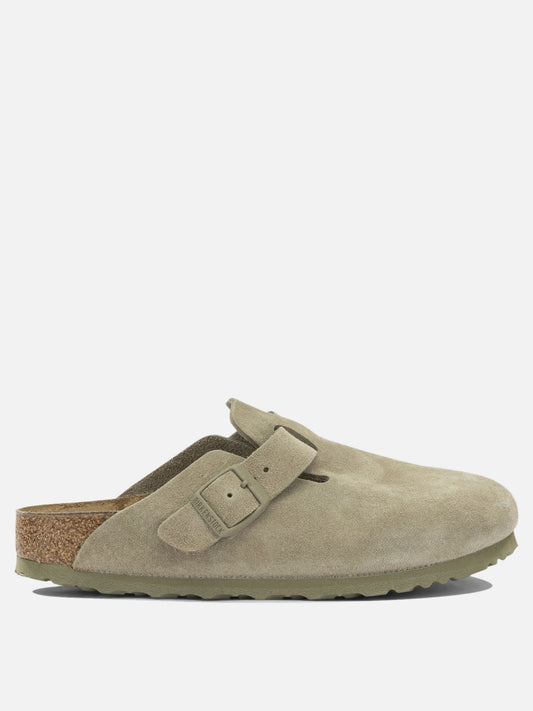 Birkenstock "Boston" Clogs Beige


