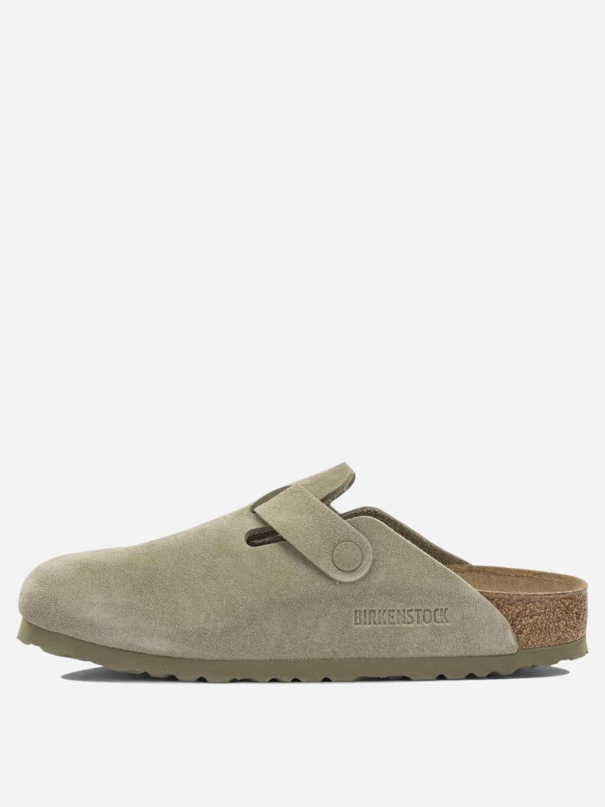 Birkenstock "Boston" Clogs Beige