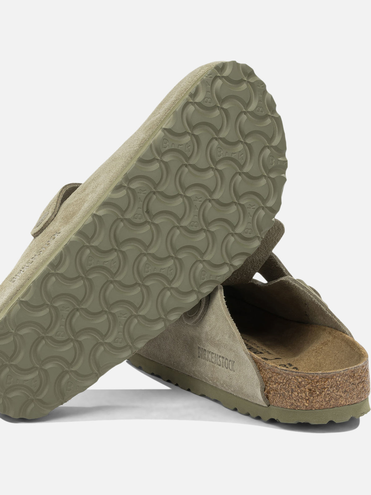 Birkenstock "Boston" Clogs Beige