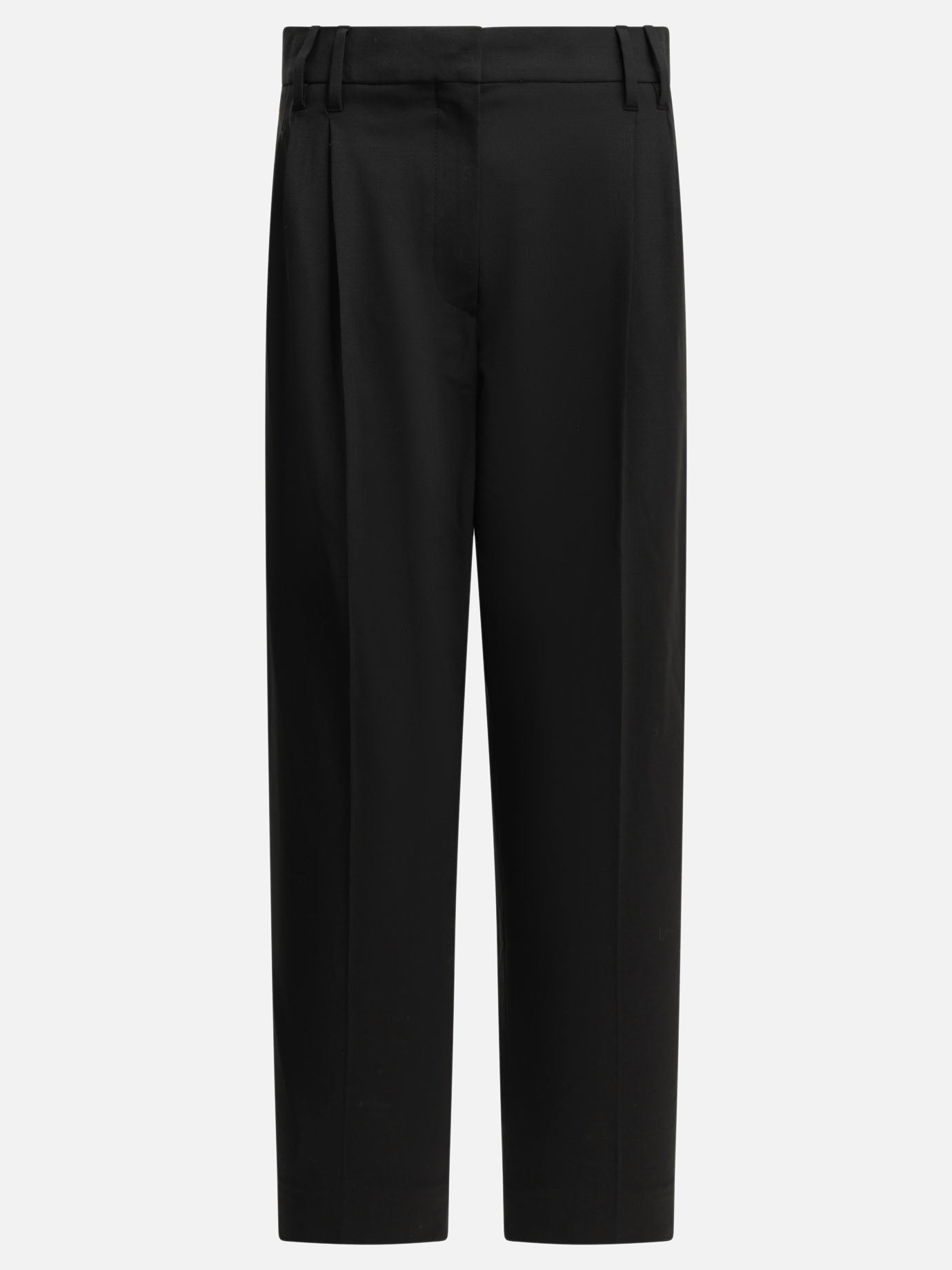 Tailored trousers Solid colour  Black - Brunello Cucinelli Women | PDP | VIETTI Online Store | Zoom-Modal
