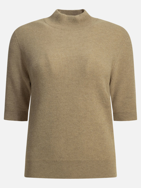 Turtleneck sweaters Solid colour  Beige - Brunello Cucinelli Women | PDP | VIETTI Online Store 
