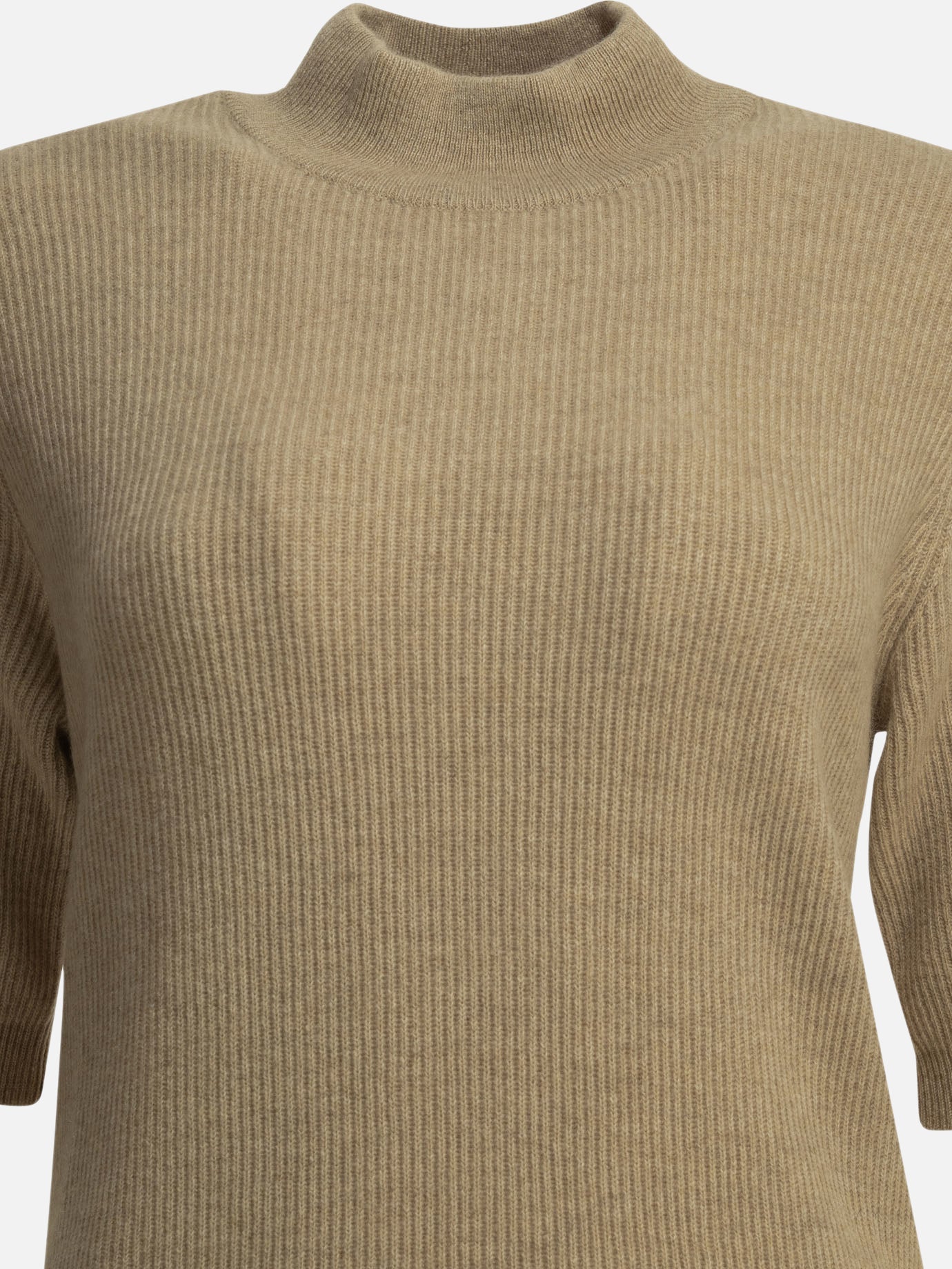 Turtleneck sweaters Solid colour  Beige - Brunello Cucinelli Women | PDP | VIETTI Online Store | Zoom-Modal_3
