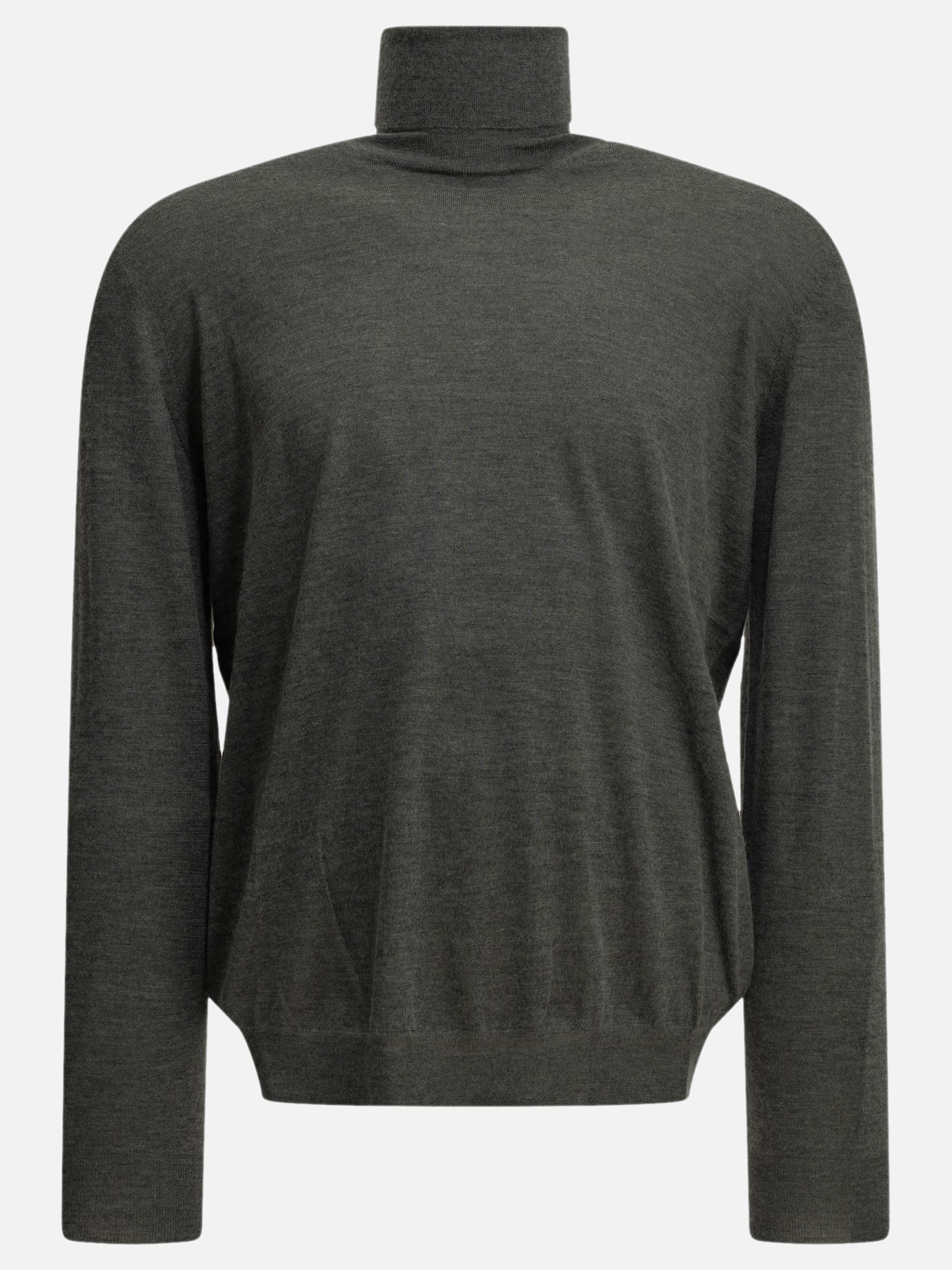 Brunello cucinelli トップス　ダークグレー Brunello Cucinelli Cashmere and silk turtleneck sweater M2300103
