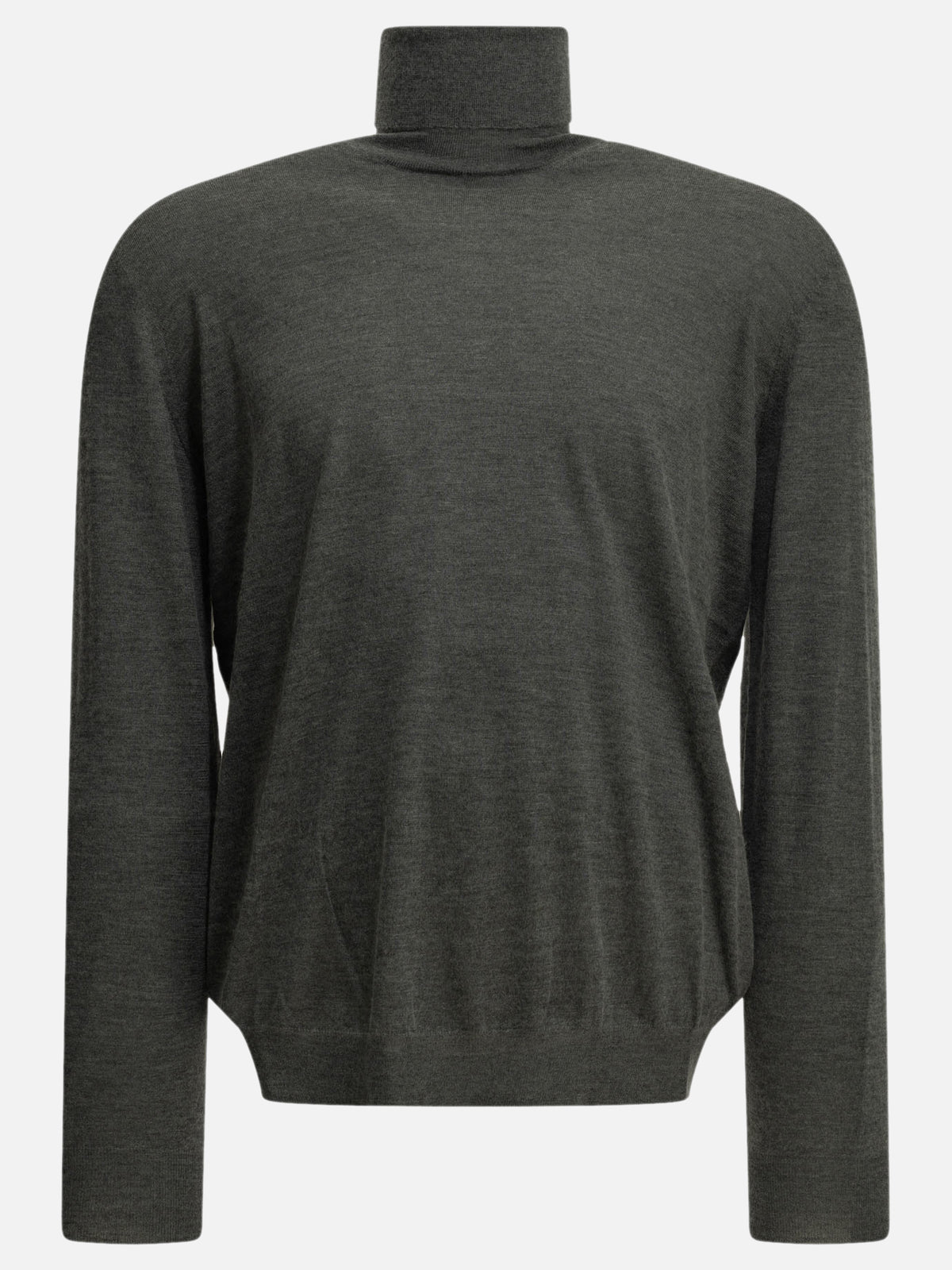 Brunello Cucinelli Cashmere and silk turtleneck sweater Grey


