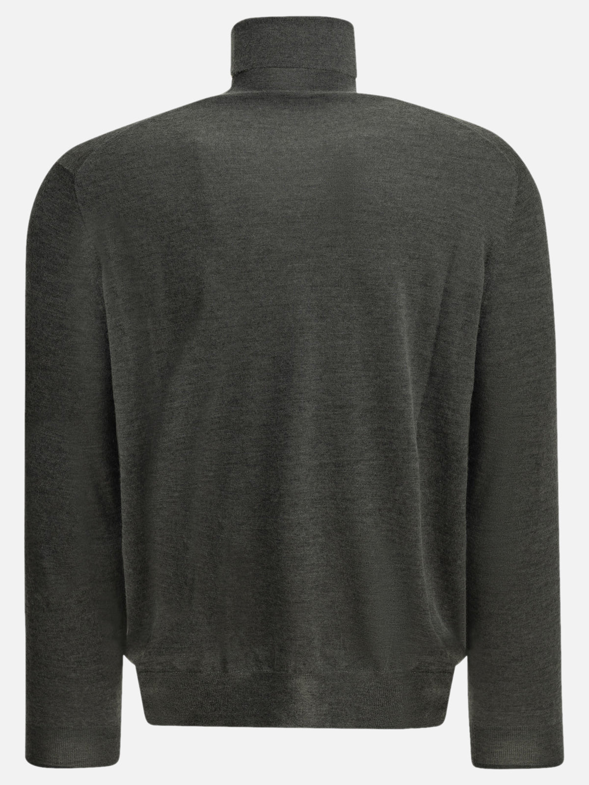 Brunello Cucinelli Cashmere and silk turtleneck sweater Grey

