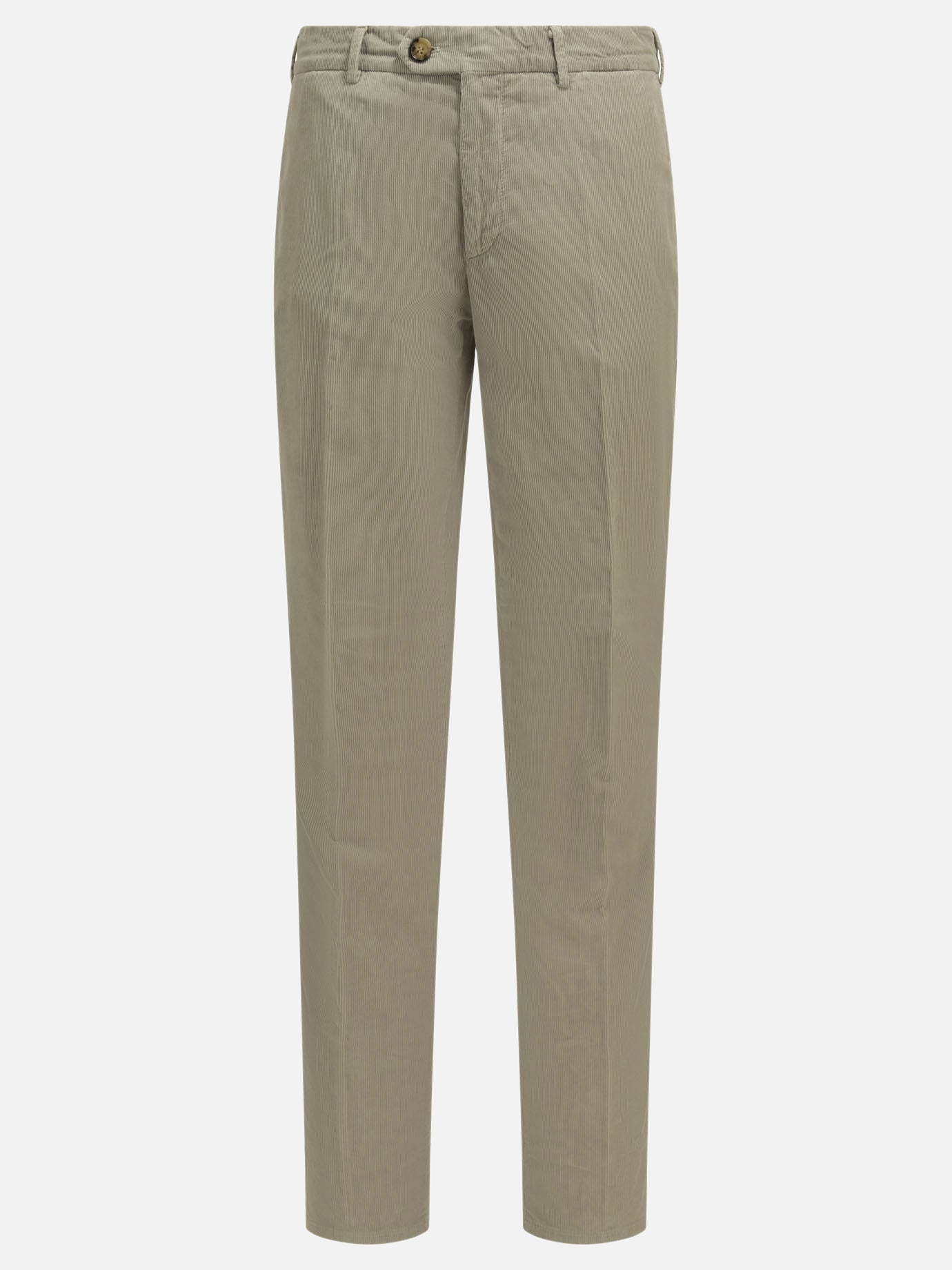 Tailored trousers Solid colour  Grey - Brunello Cucinelli Men | PDP | VIETTI Online Store | Zoom-Modal
