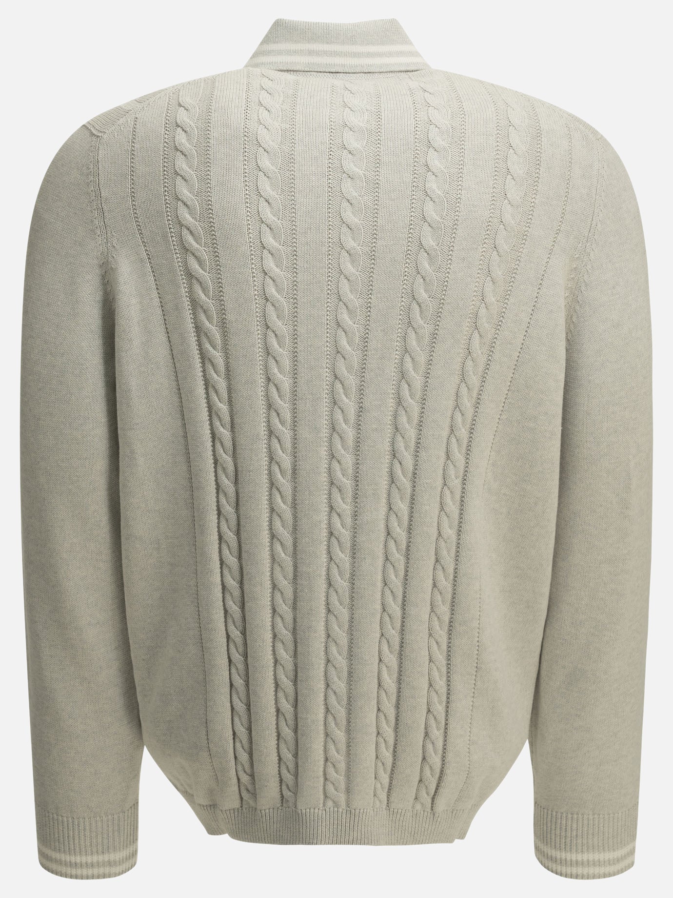 Cardigans Logo  Grey - Brunello Cucinelli Men | PDP | VIETTI Online Store | thumbnail_4