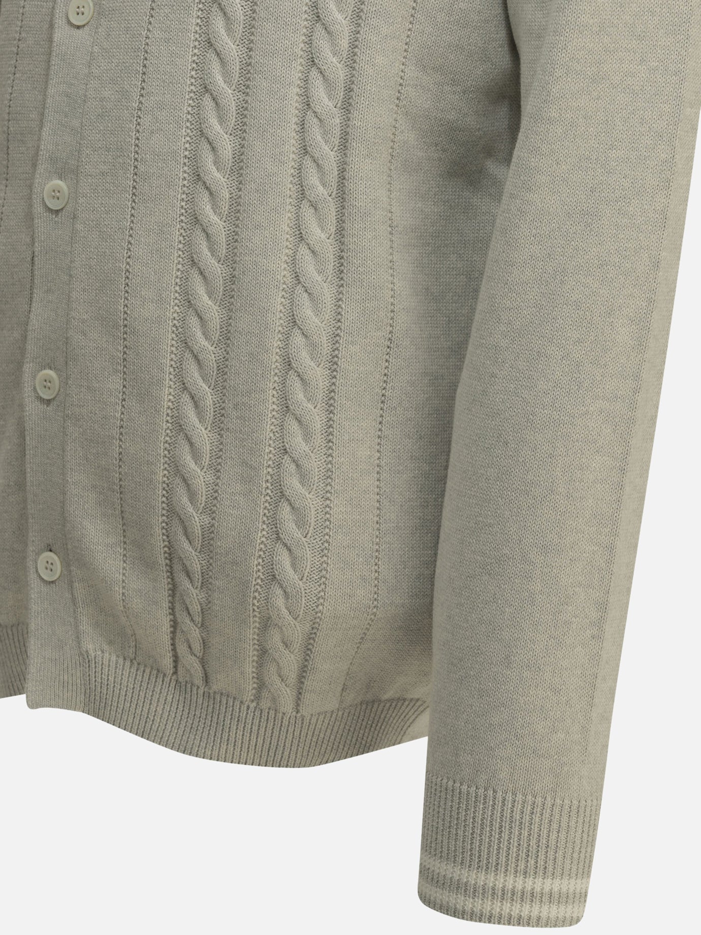 Cardigans Logo  Grey - Brunello Cucinelli Men | PDP | VIETTI Online Store | Zoom-Modal_6
