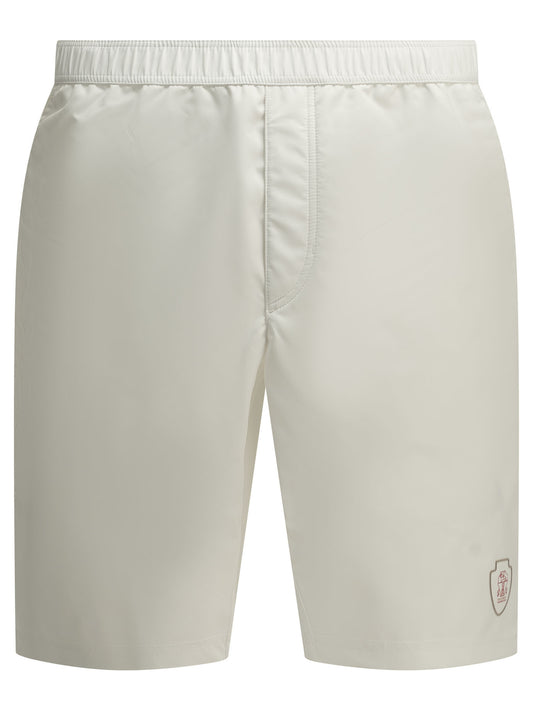 Sweat shorts Logo  White - Brunello Cucinelli Men | PLP | VIETTI Online Store 
