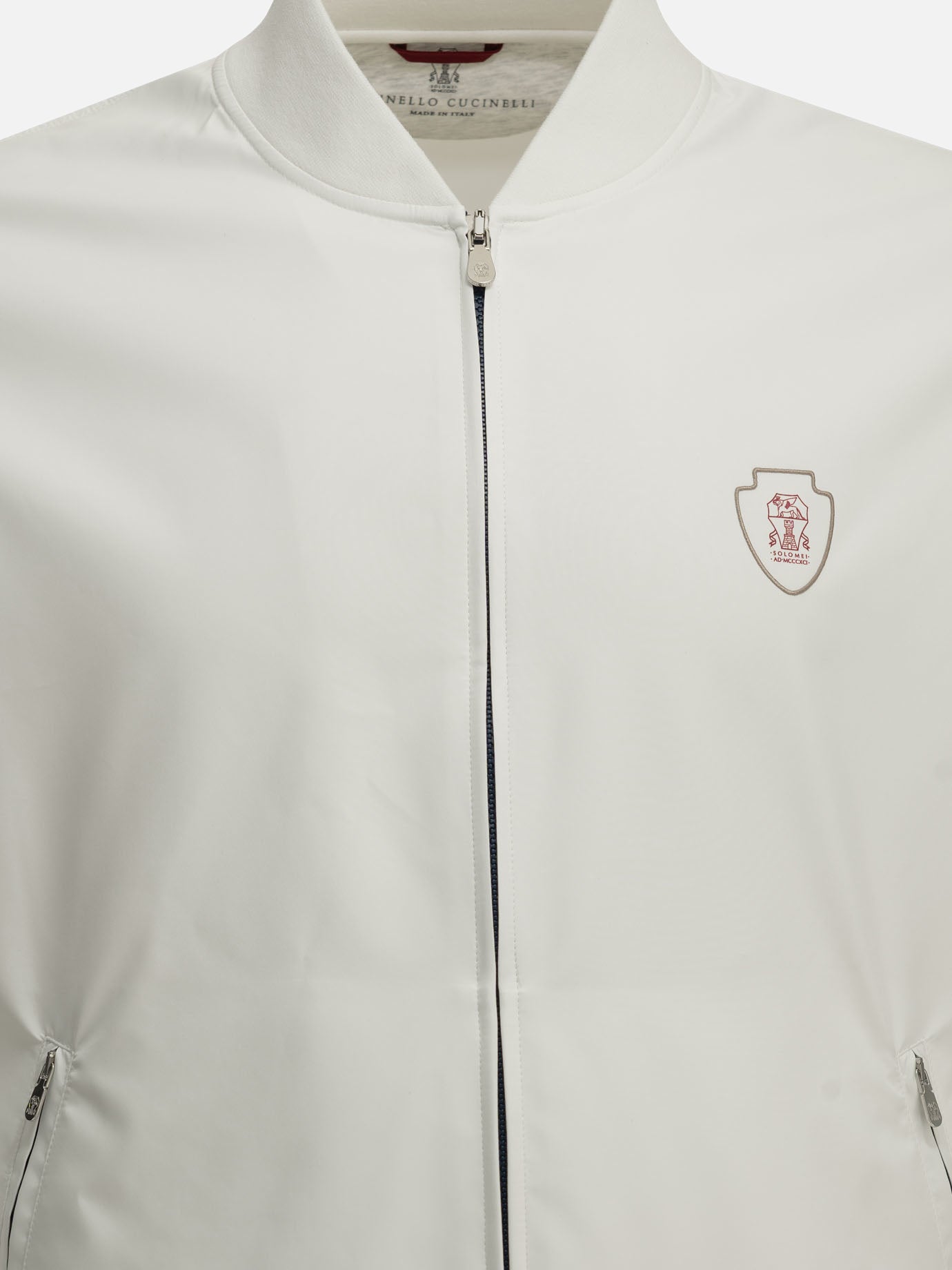 Full zip sweatshirts Logo  White - Brunello Cucinelli Men | PDP | VIETTI Online Store | Zoom-Modal_5
